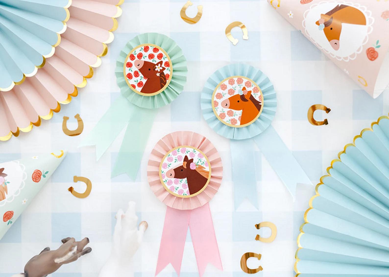Horses Party Rosettes