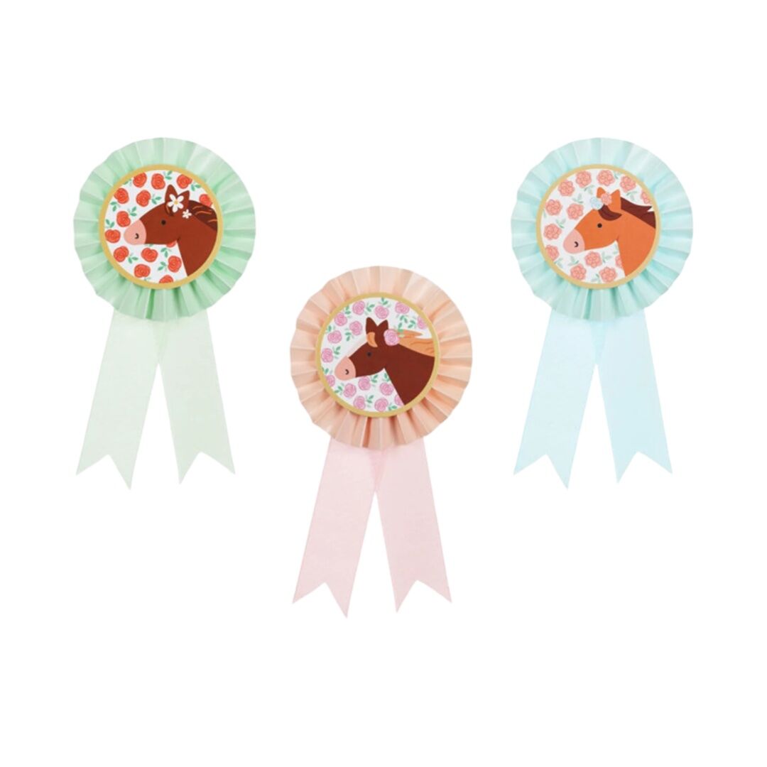Horses Party Rosettes