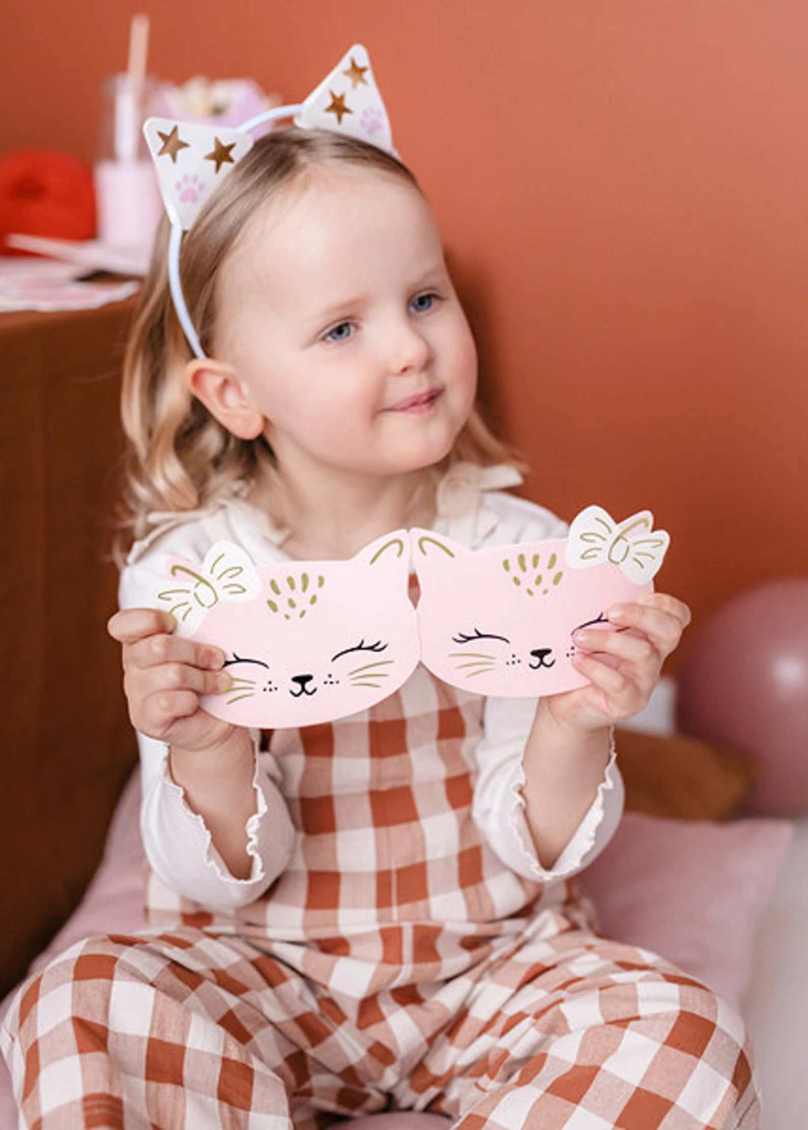 Pink Cat Invitations