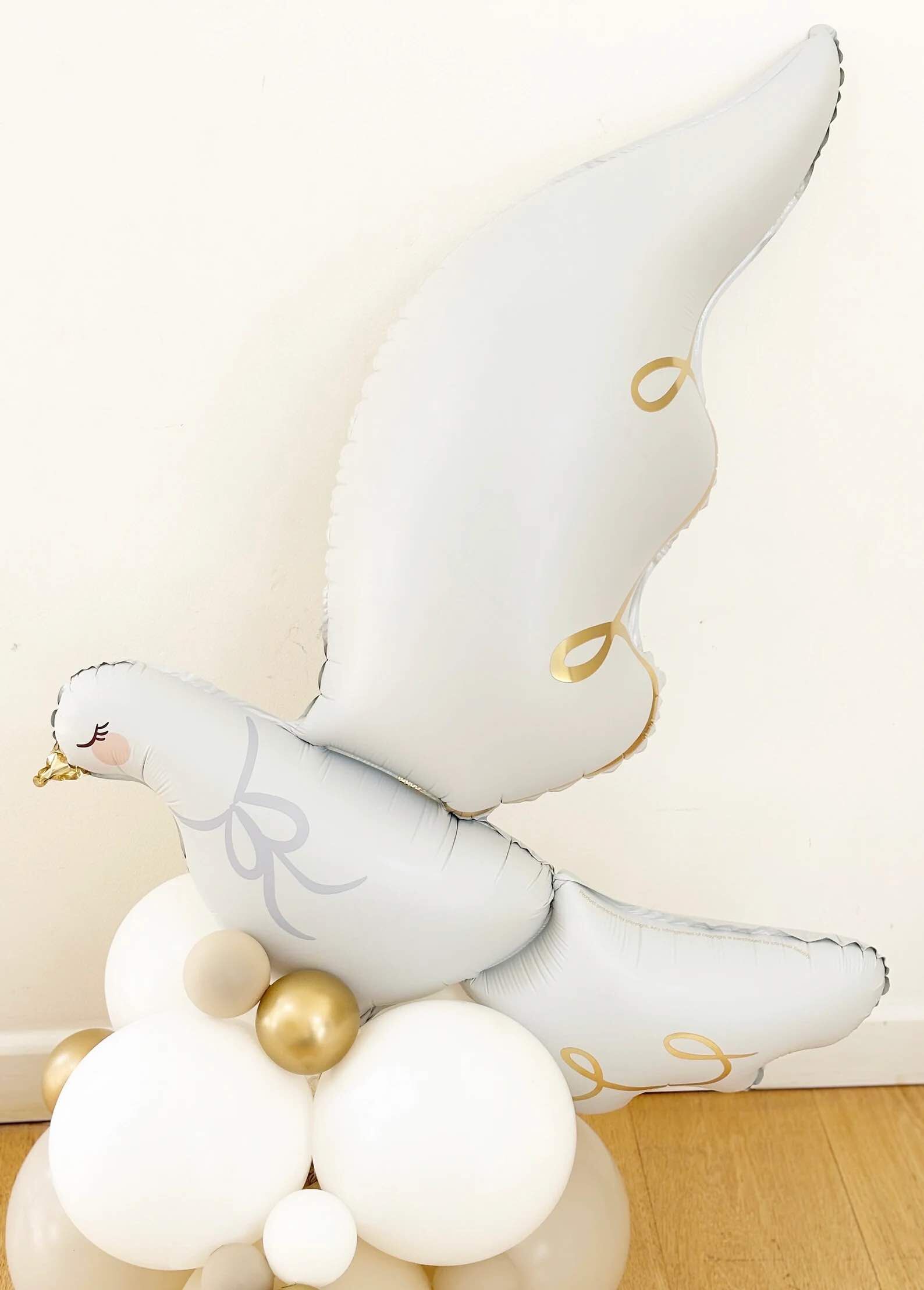 Dove and Holy Cross Balloon Stack