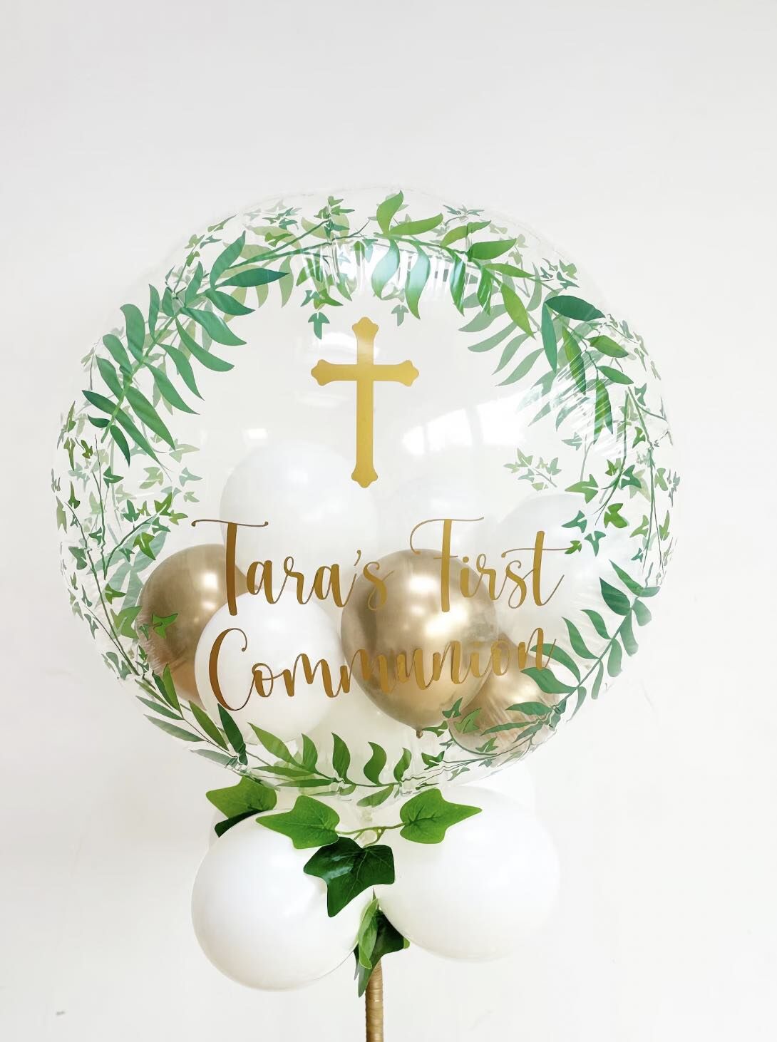 Personalised Communion/Christening Balloon Stand