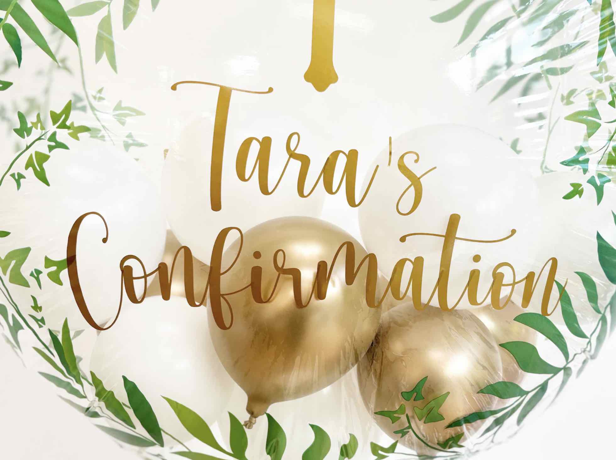 Personalised Communion/Christening Balloon Stand