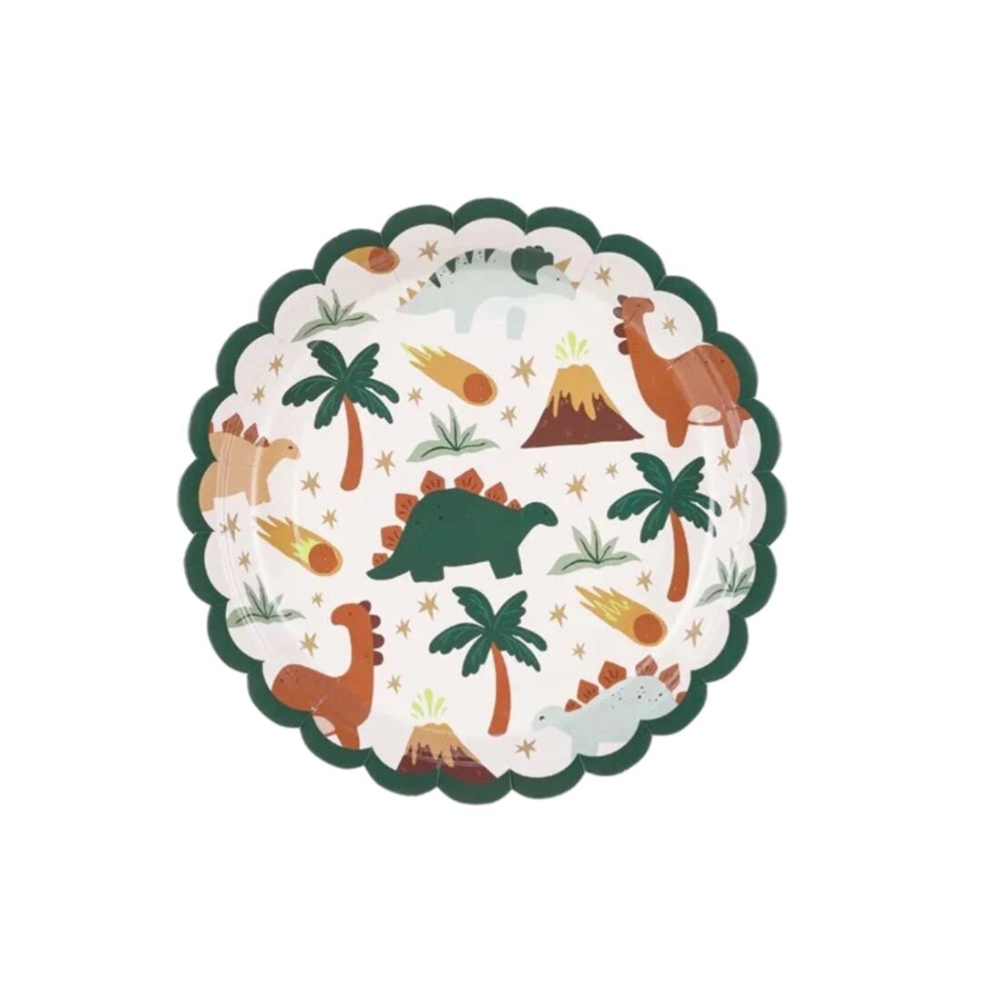 Dinosaur Themed Paper Plates