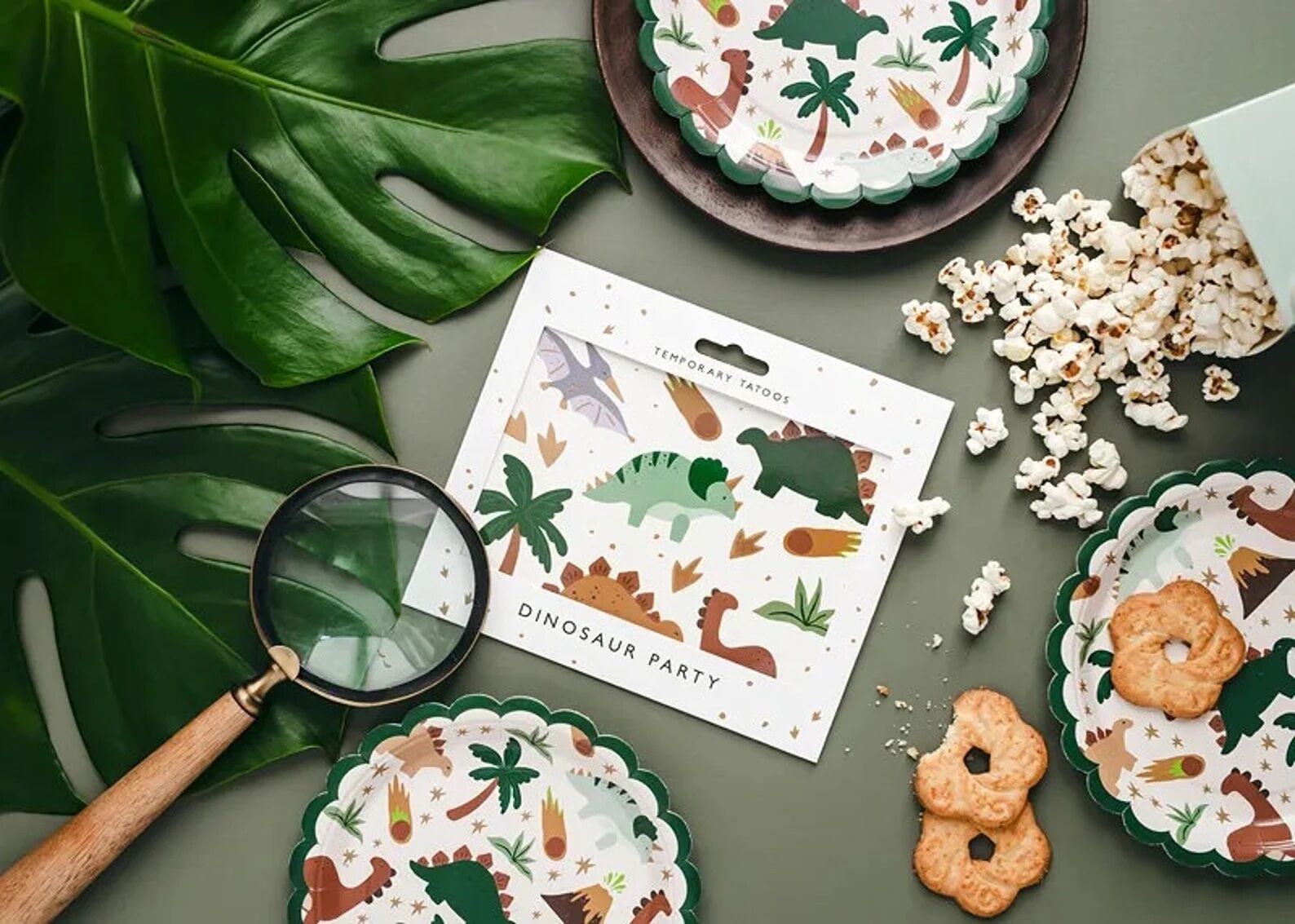 Dinosaur Themed Paper Plates
