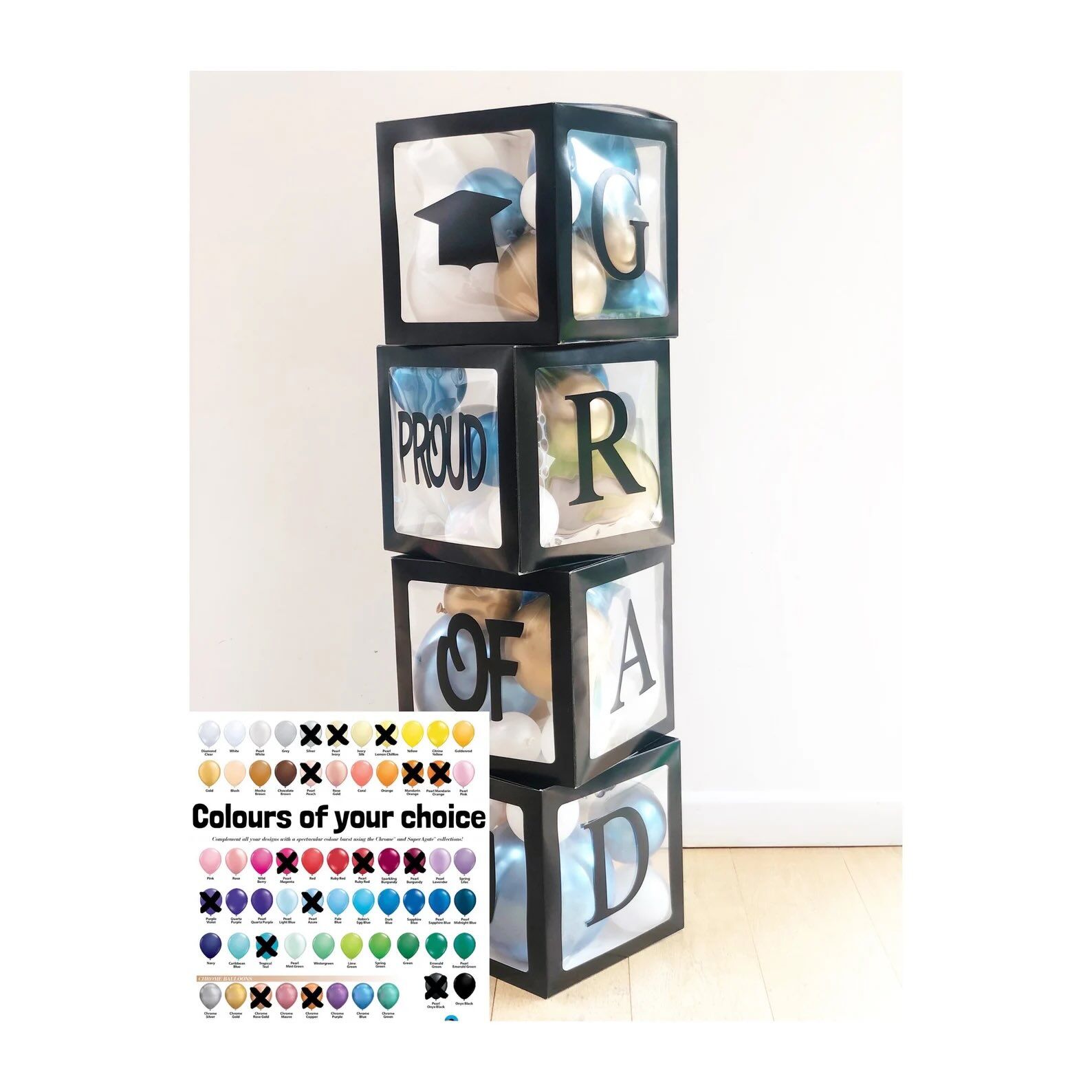 Graduation Balloon Boxes