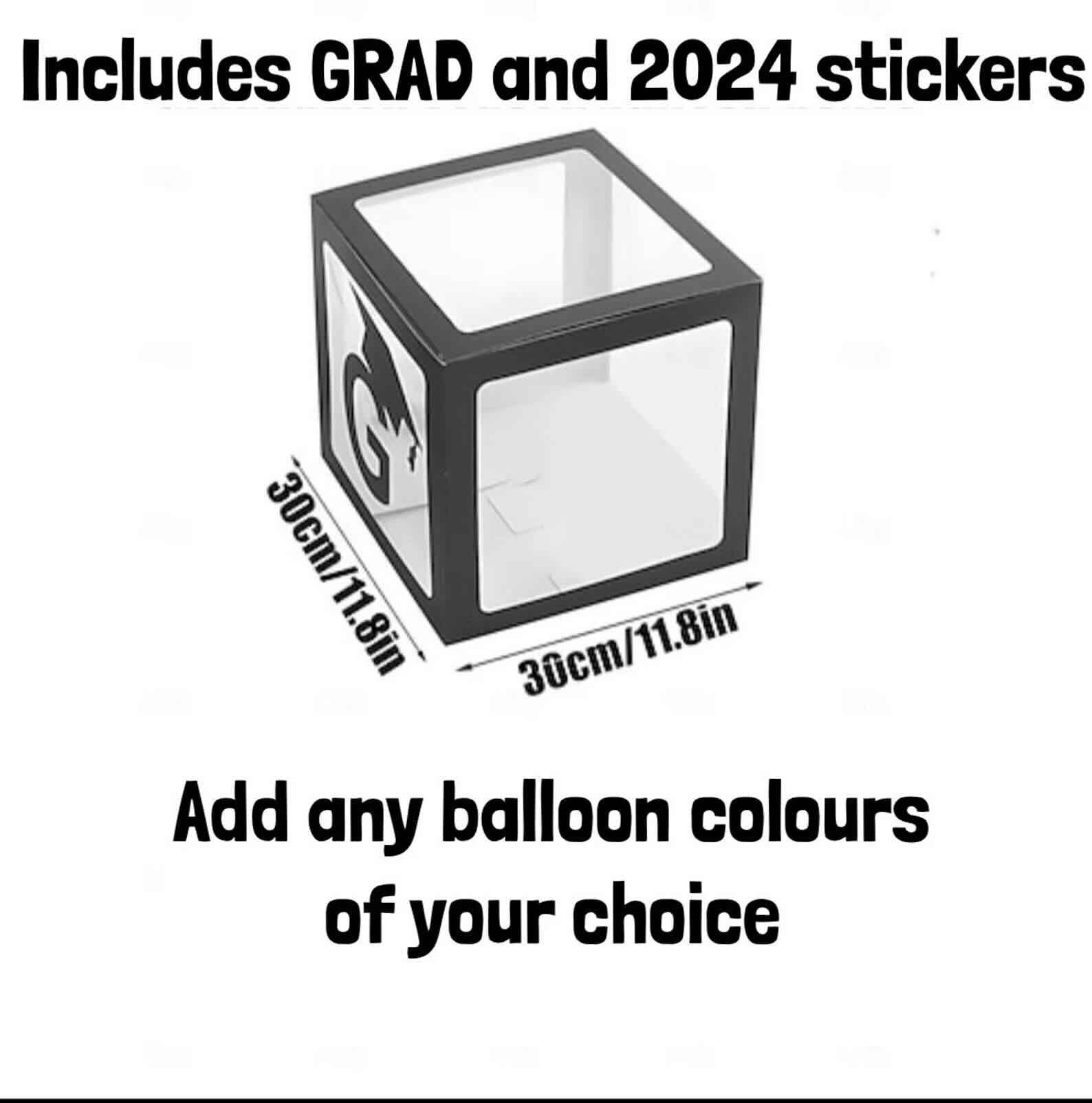 Graduation Balloon Boxes
