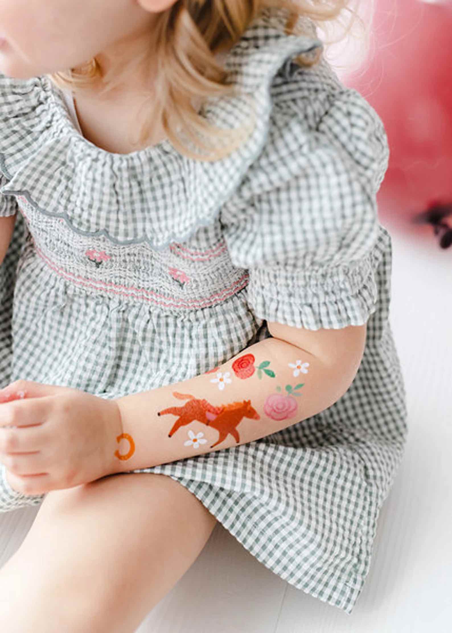Temporary Horse Theme Tattoos