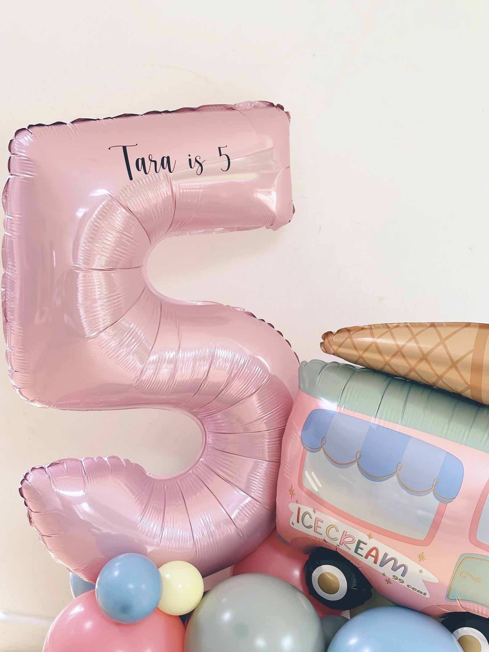 Ice Cream Truck Balloon Sculpture