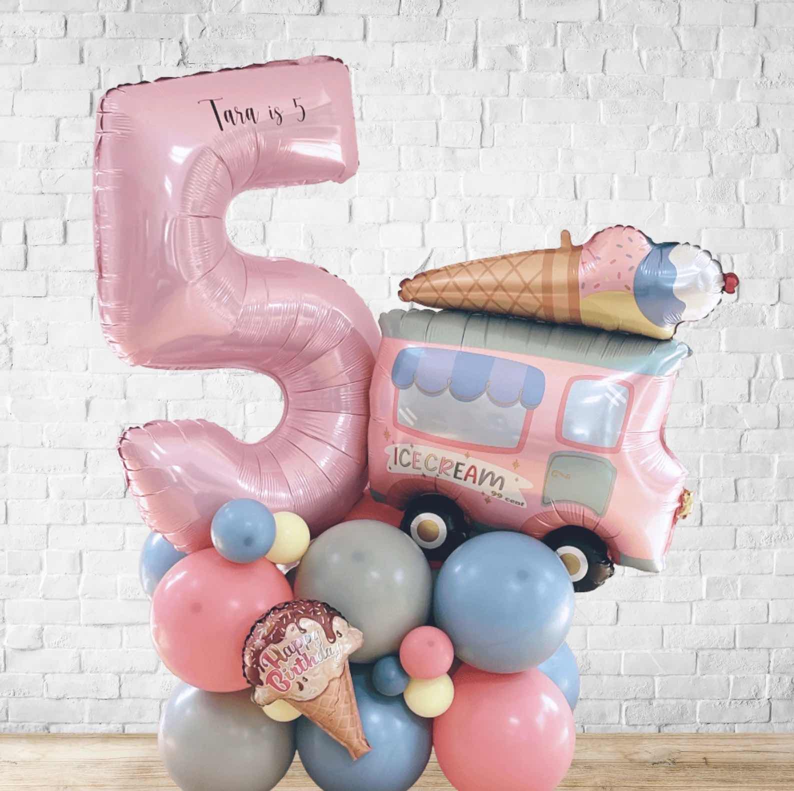 Ice Cream Truck Balloon Sculpture