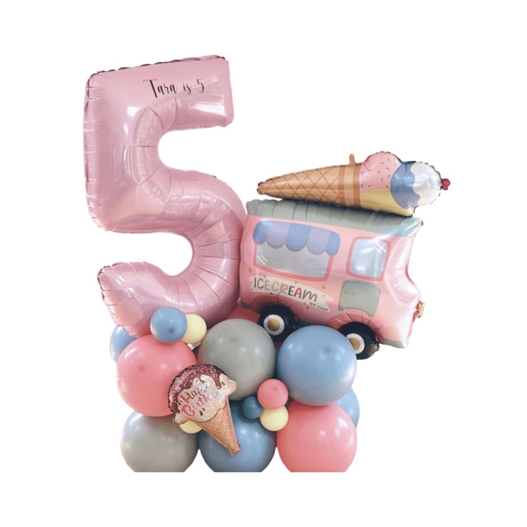 Ice Cream Truck Balloon Sculpture