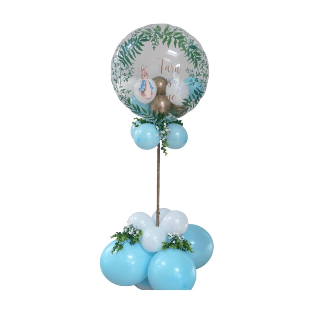 Personalised Peter Rabbit Balloon Stand