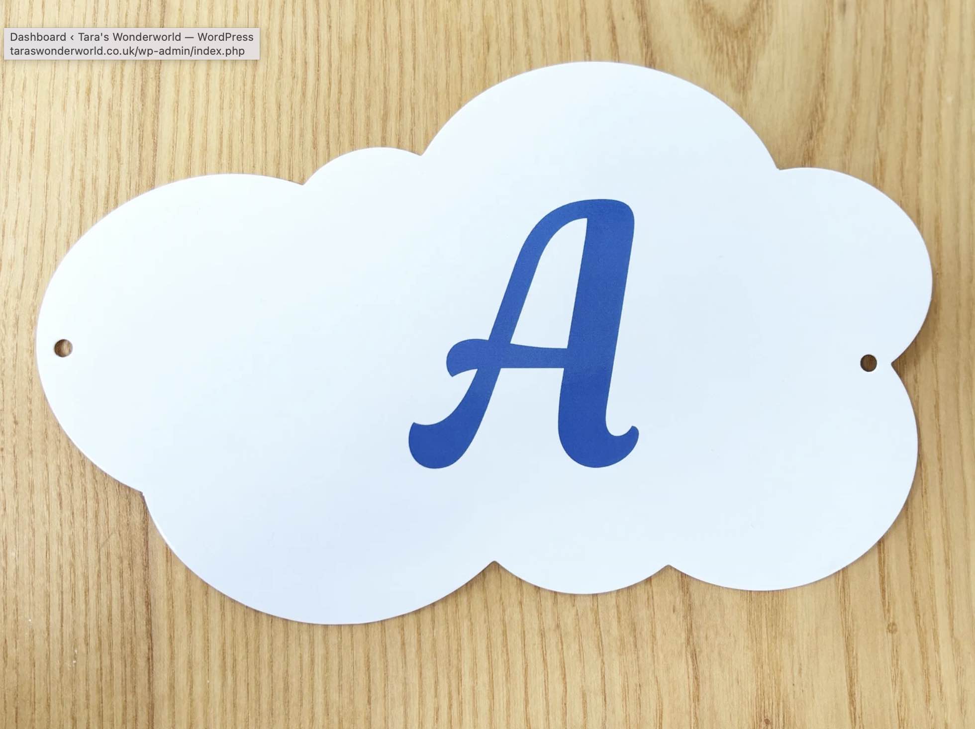 Personalised Clouds and Plane Banner