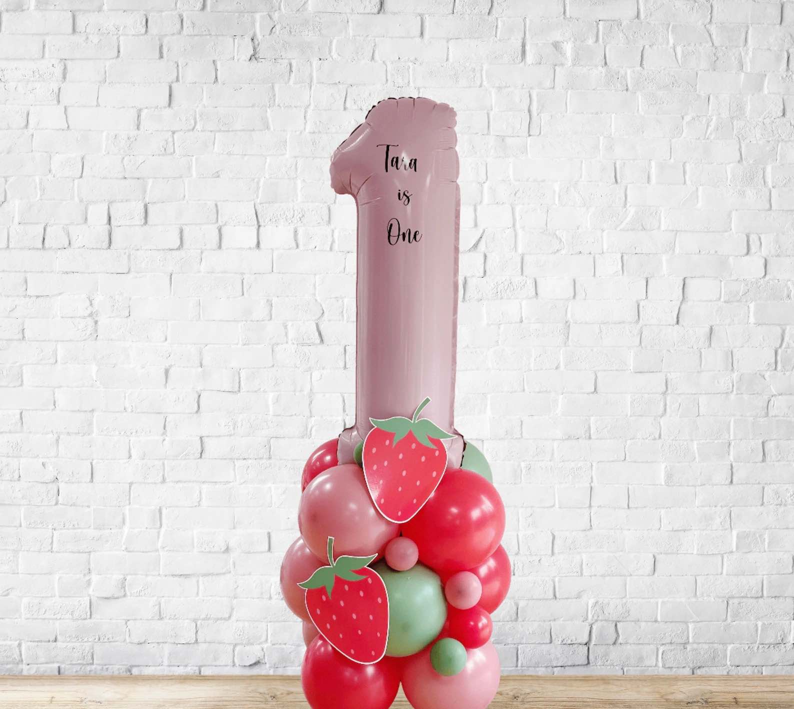 Strawberry Balloon Sculpture