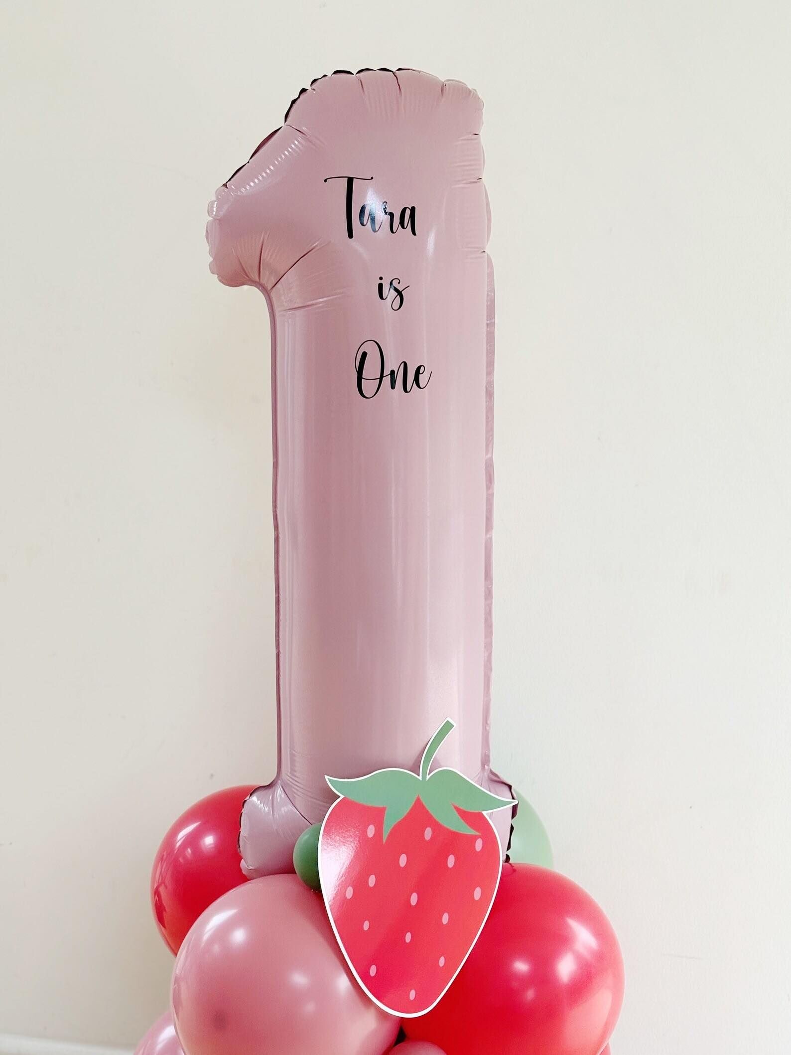 Strawberry Balloon Sculpture