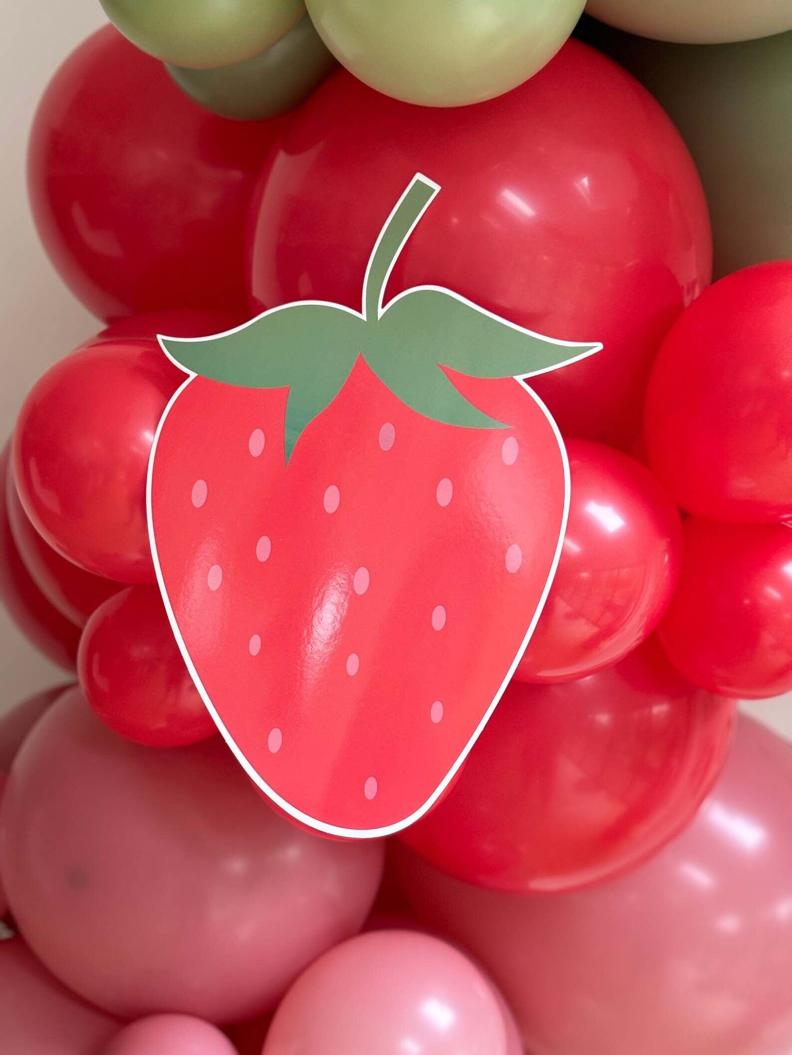 Strawberry Balloon Arch