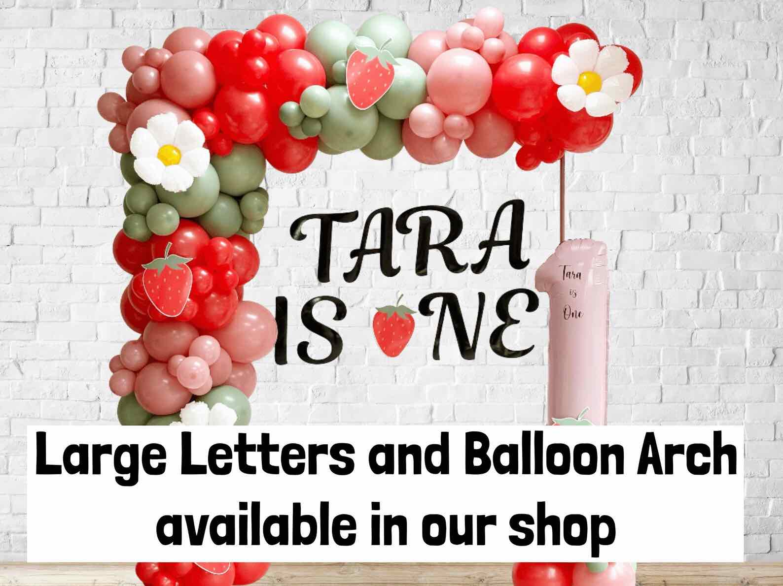 Strawberry Balloon Sculpture