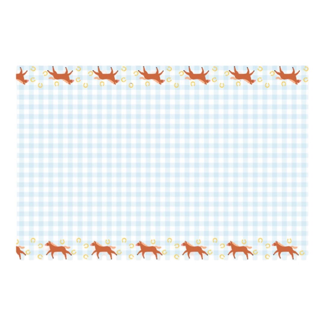 Horse Paper Tablecloth