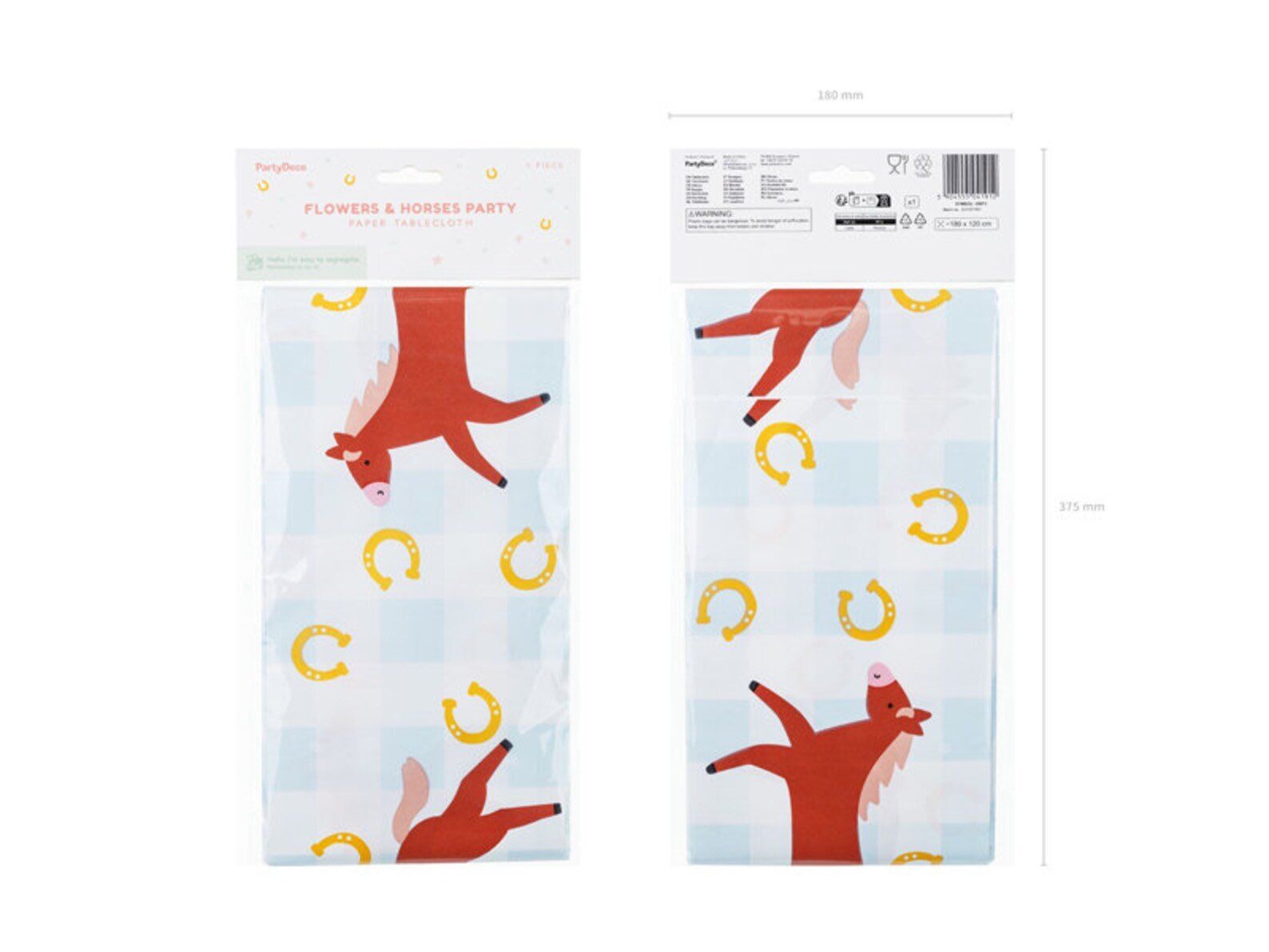 Horse Paper Tablecloth