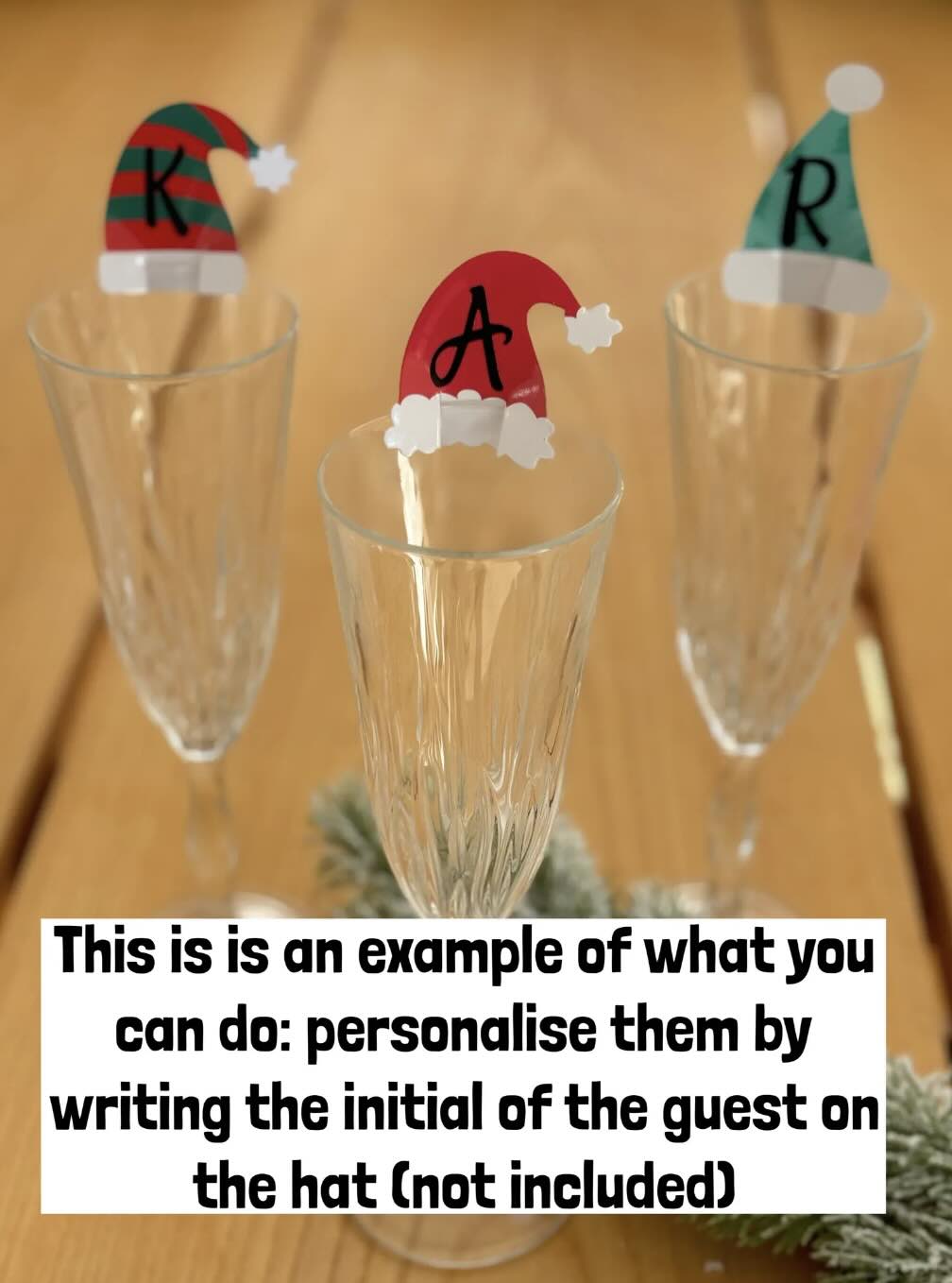 pixelcut-export Christmas Santa Hat Glass Decorations