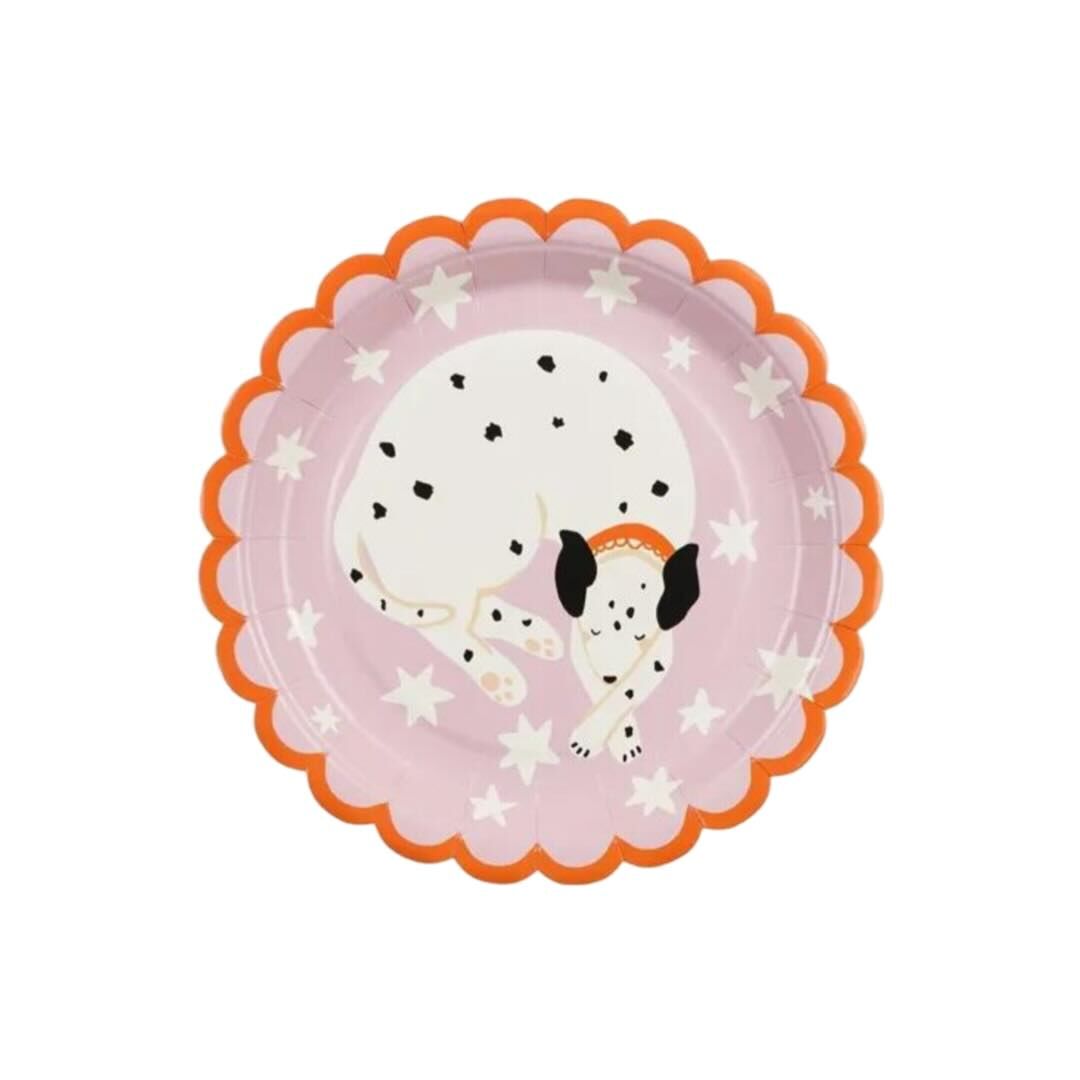 Dalmatian Dog Paper Plates