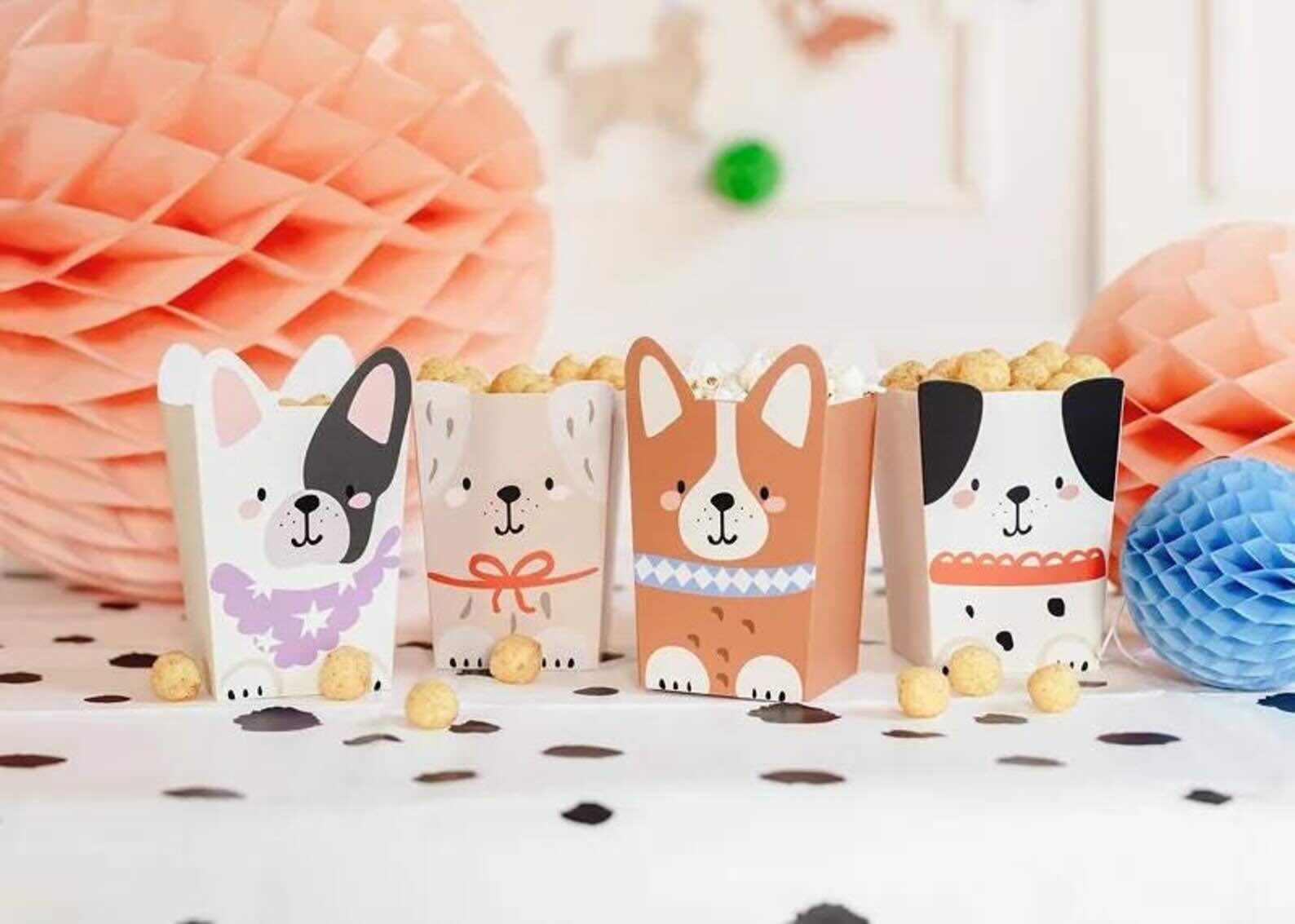 Dog Themed Popcorn Boxes