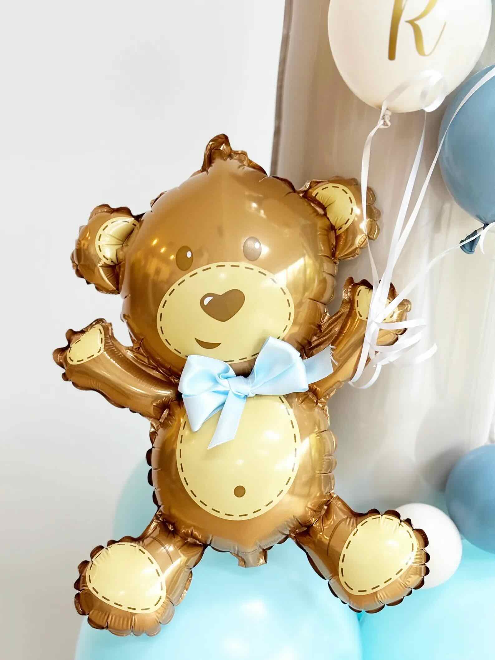 DIY Blue 55" Bear Balloon Sculpture