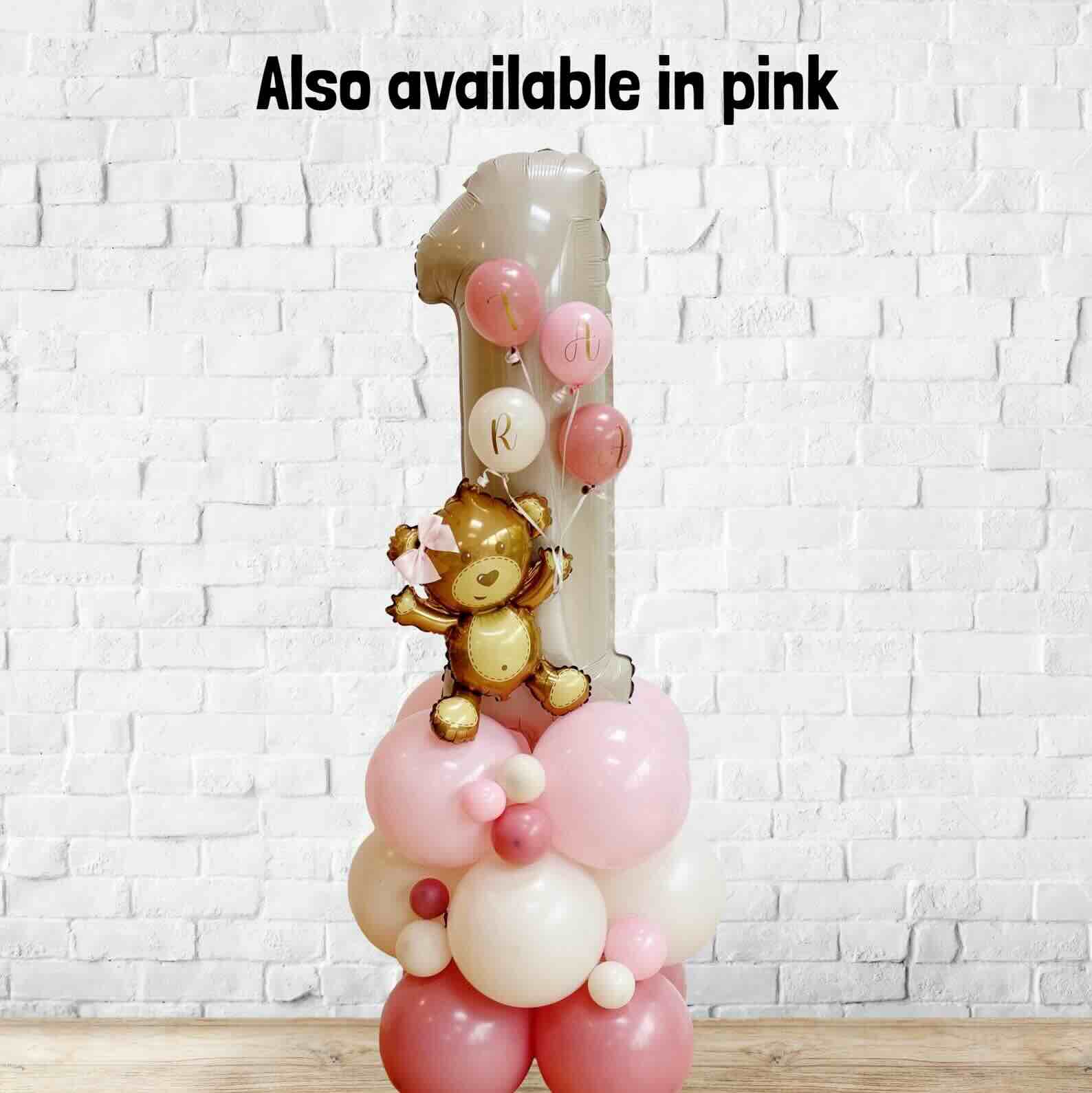 DIY Blue 55" Bear Balloon Sculpture