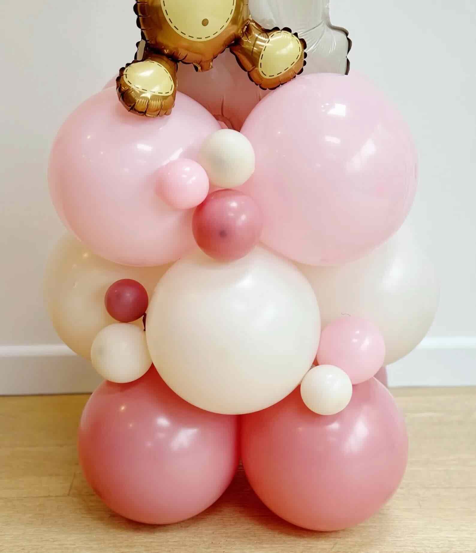 DIY Pink 55" Bear Balloon Sculpture