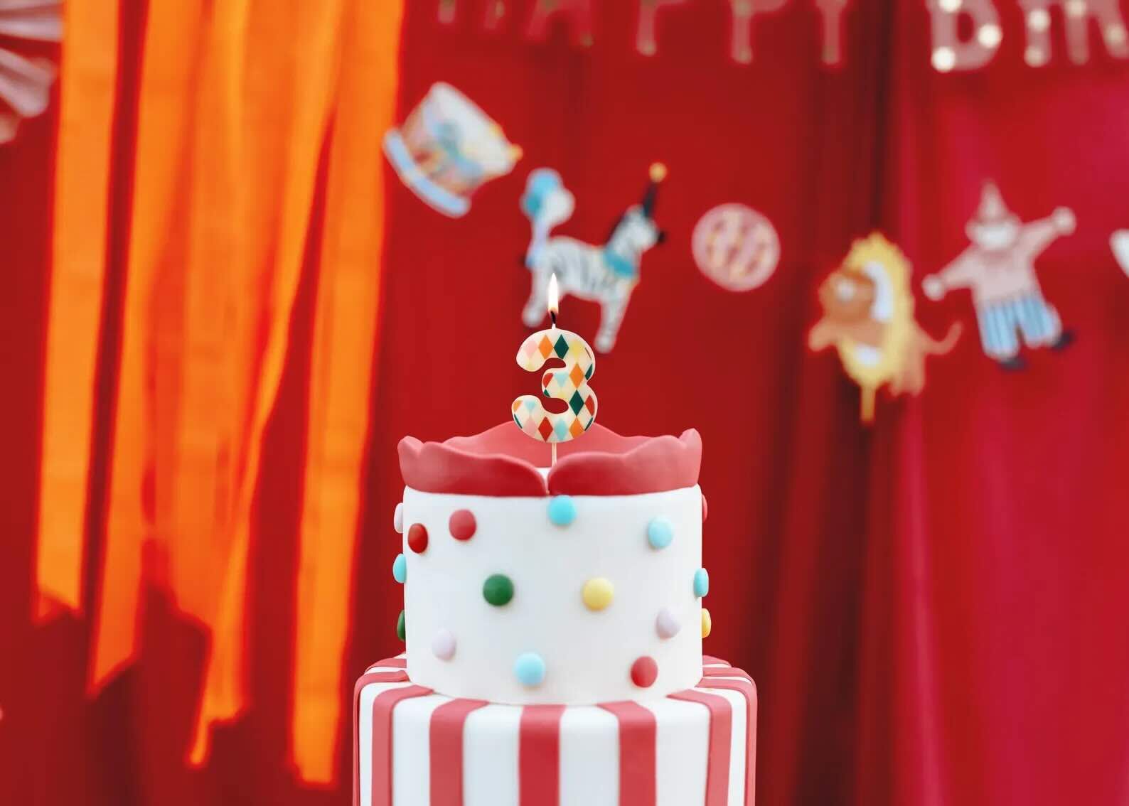 Circus Candles Numbers
