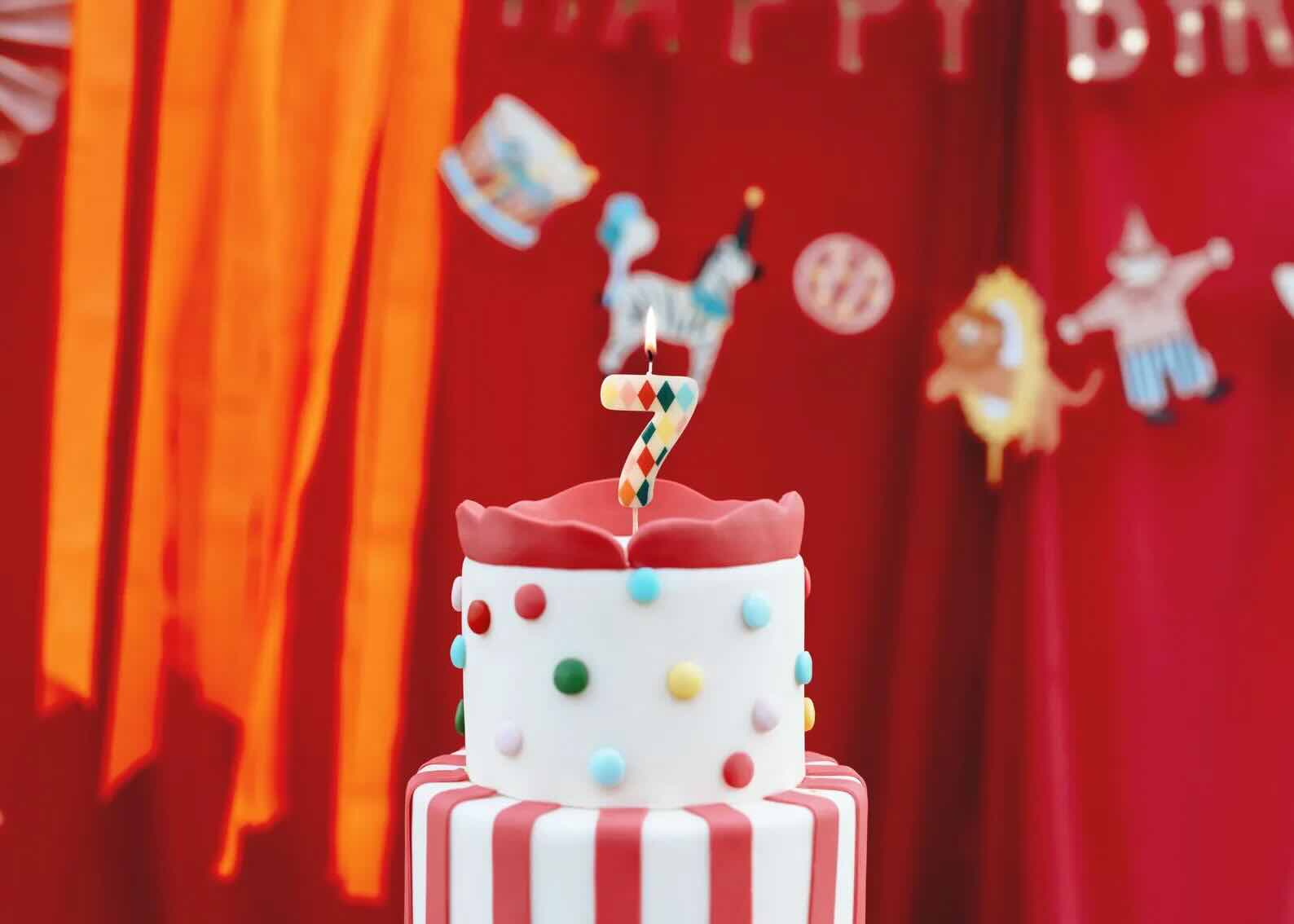 Circus Candles Numbers