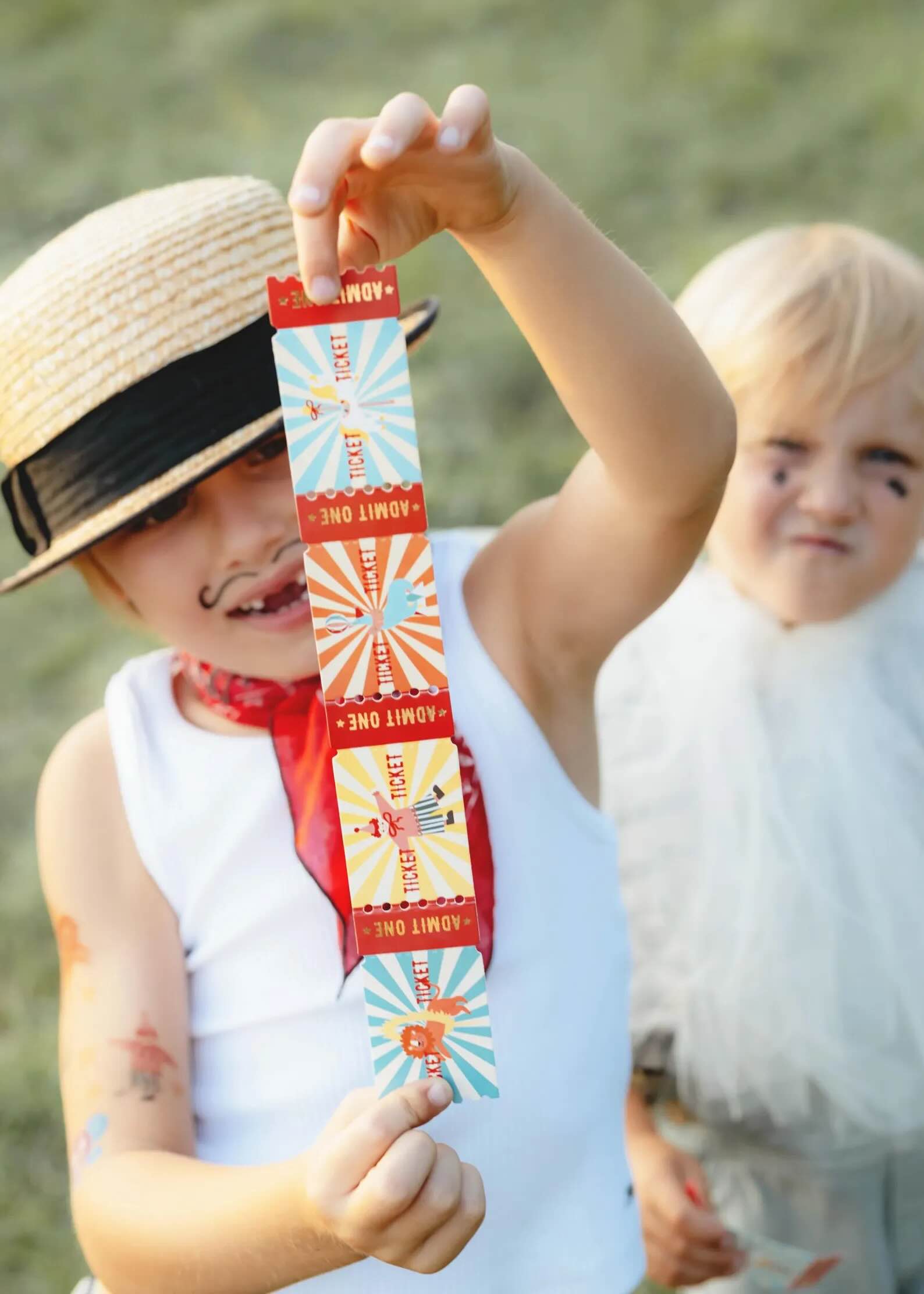 Circus Stickers and 16 Entry Tickets