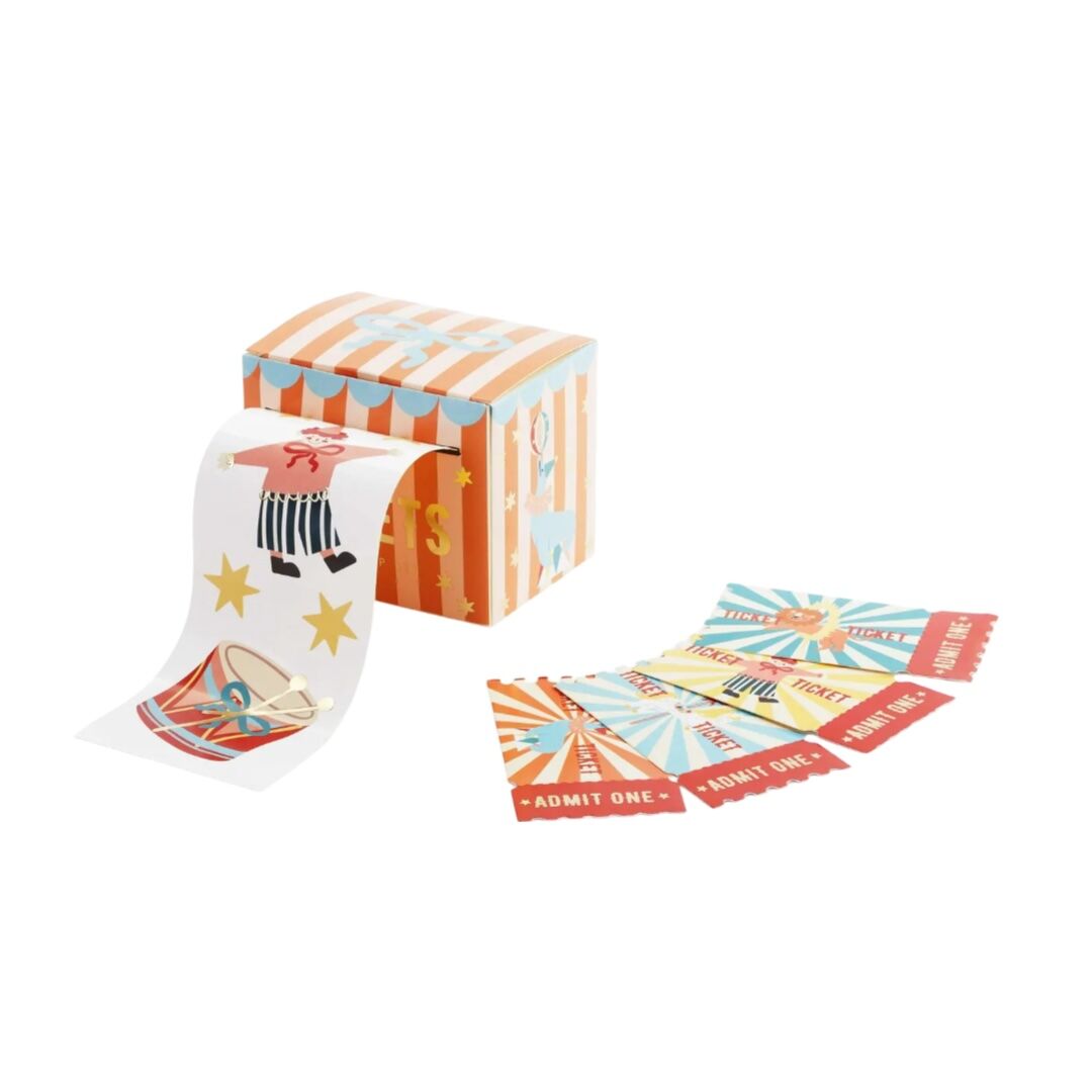 Circus Stickers and 16 Entry Tickets