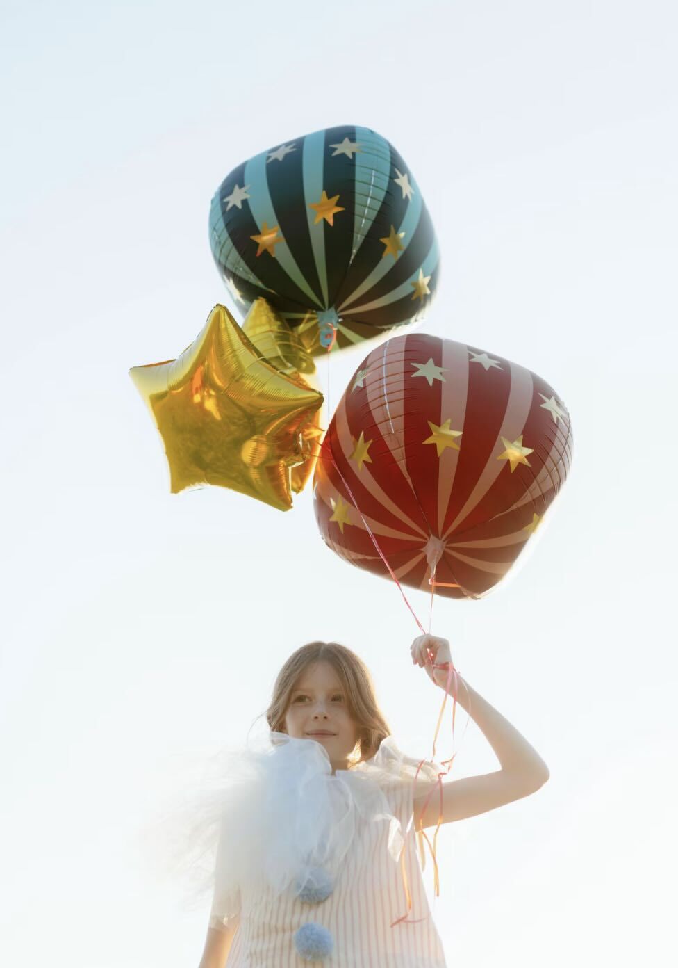 Green Round Circus Foil balloon