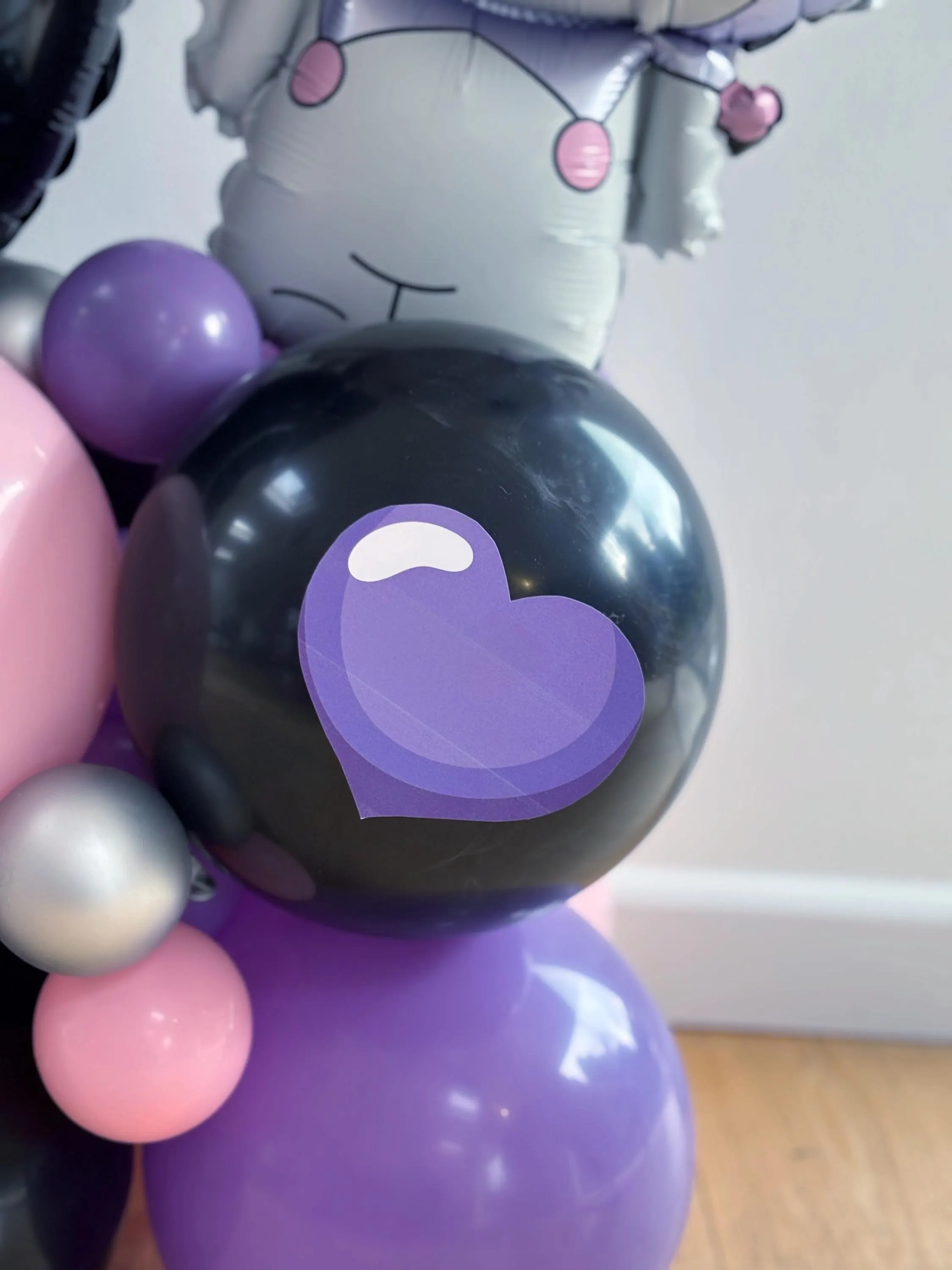 kuromi DIY Large Kuromi Balloon Stack