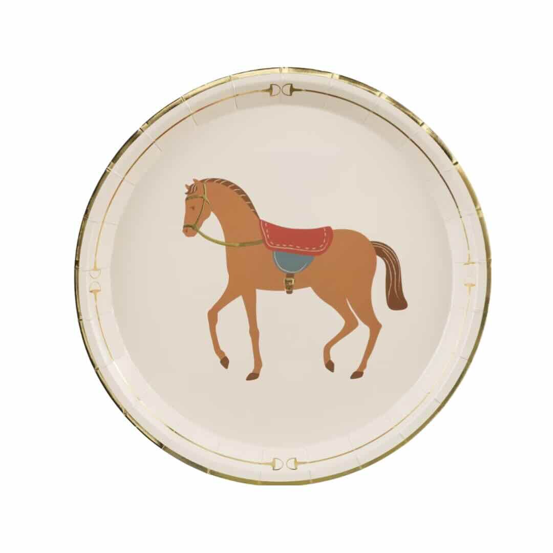 Horse Club Paper Plates