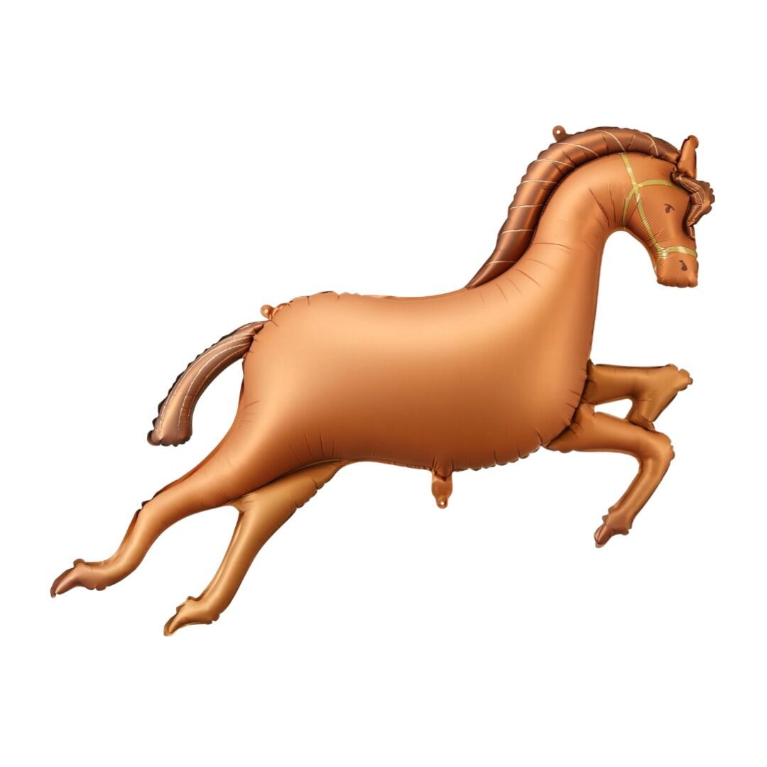 Giant Brown Horse Foil Balloon