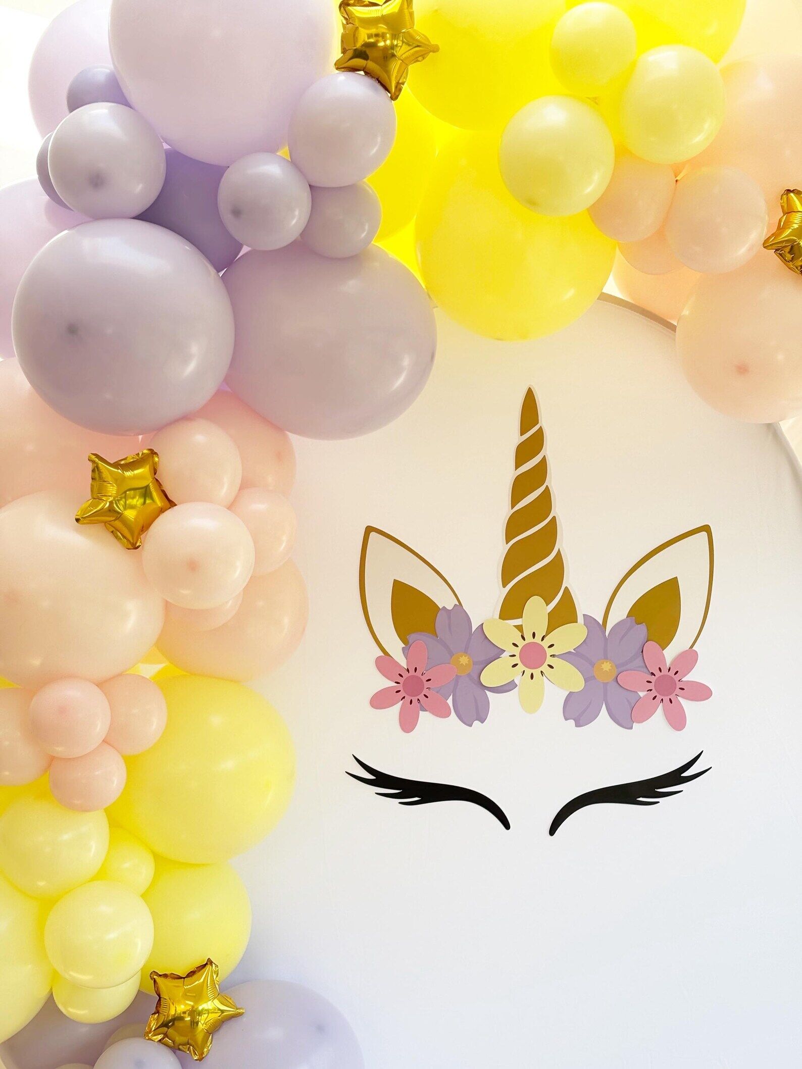 DIY Unicorn Balloon Garland