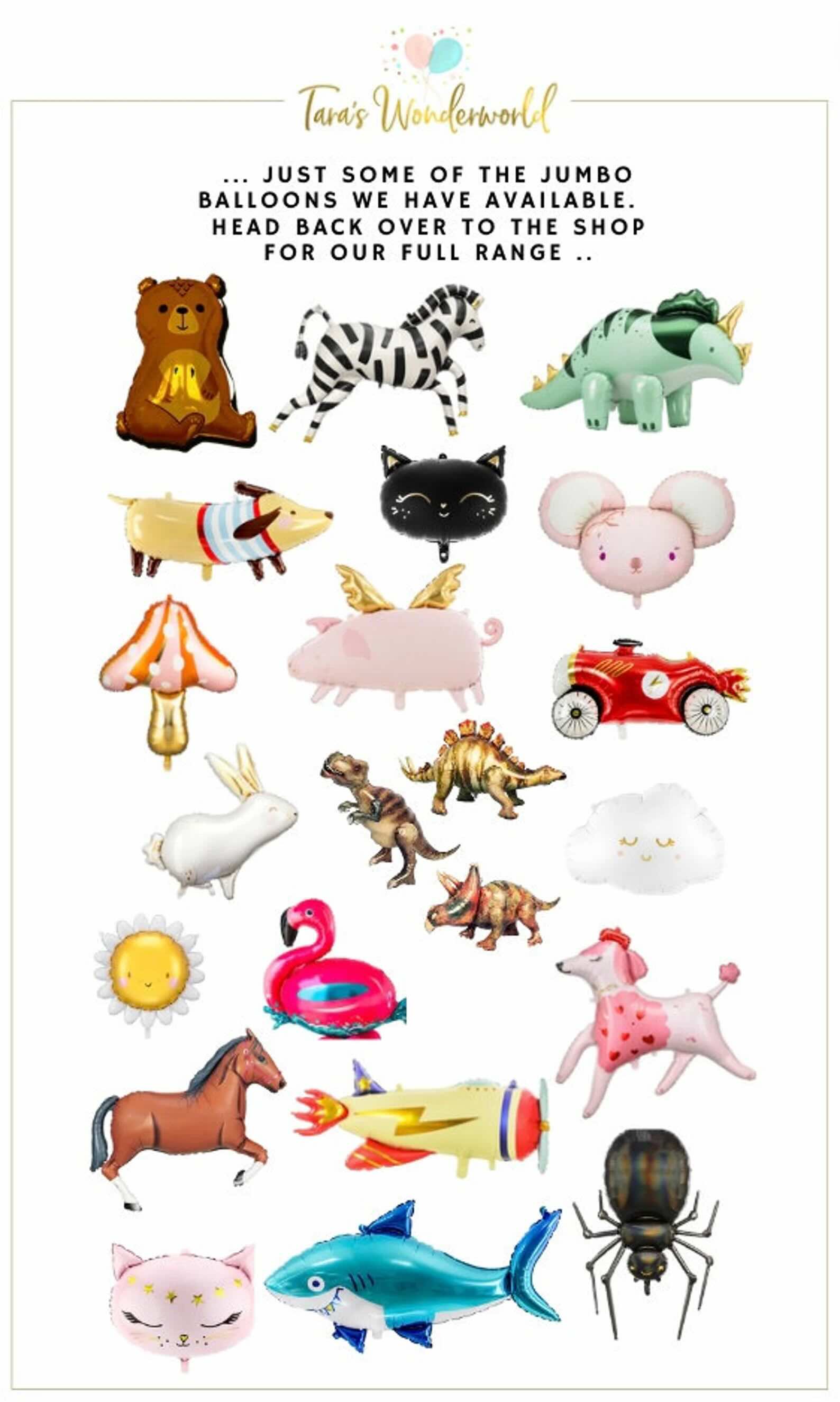 Customisable Jumbo Balloon Stack