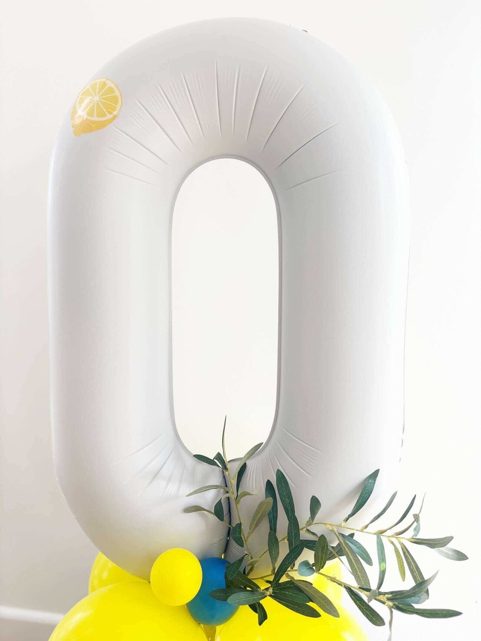 Lemon Birthday Balloon Sculpture