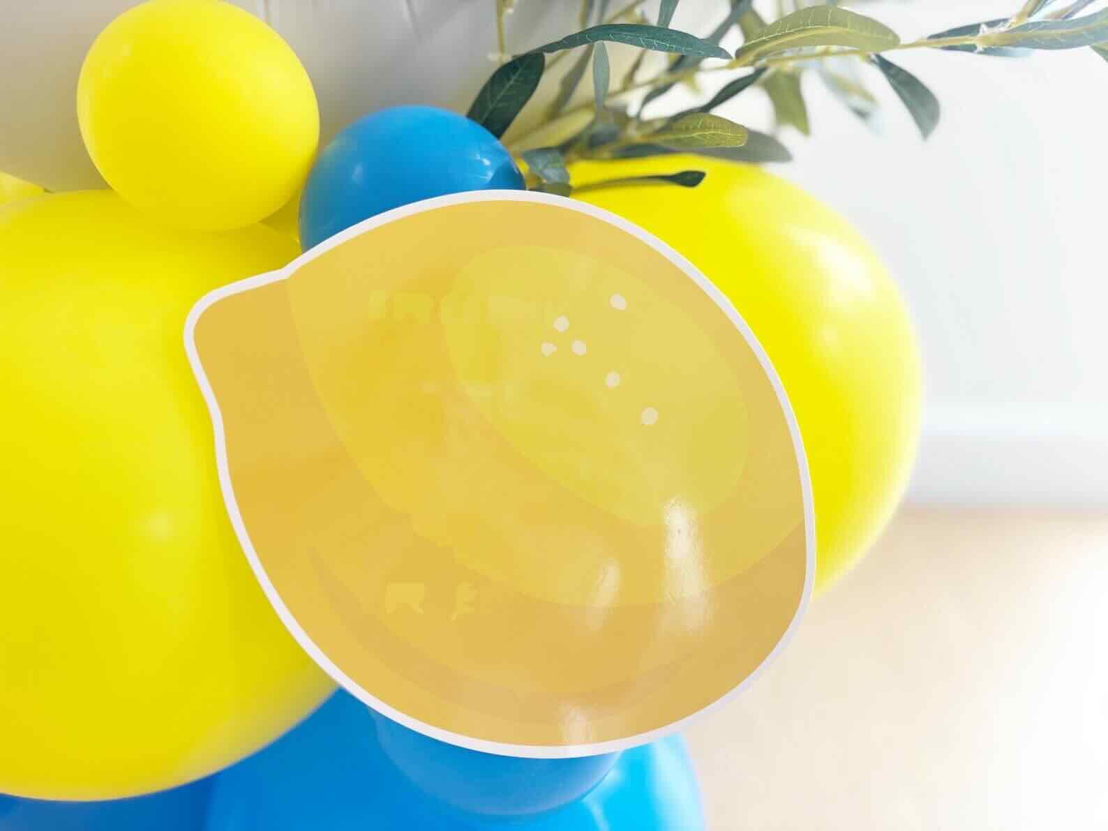 Lemon Birthday Balloon Sculpture