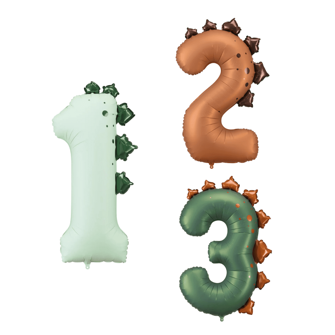 Dinosaur Number Balloon