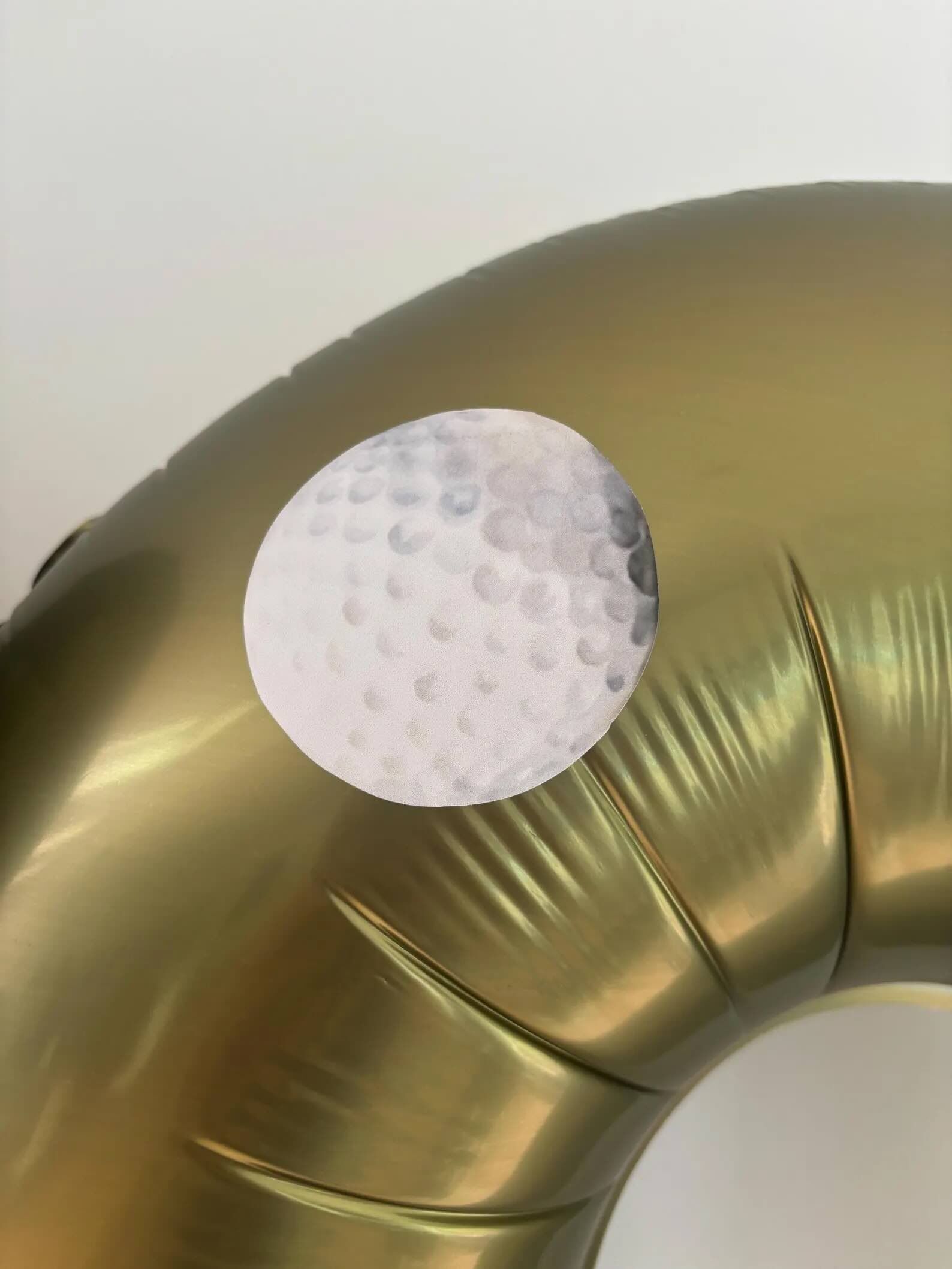 Personalised Golf Themed Number Balloon Set