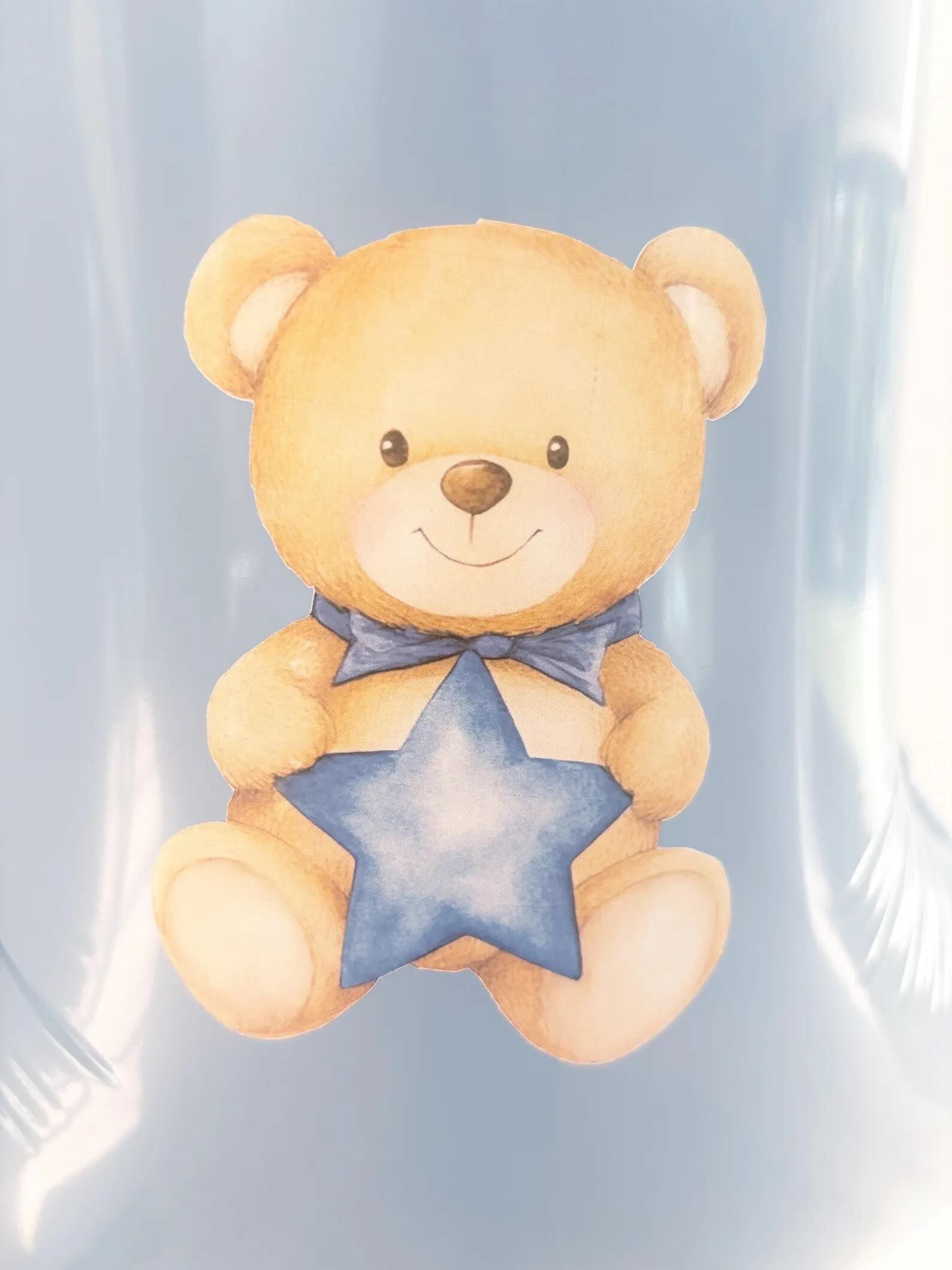 Personalised Uninflated Bear Birthday Balloon