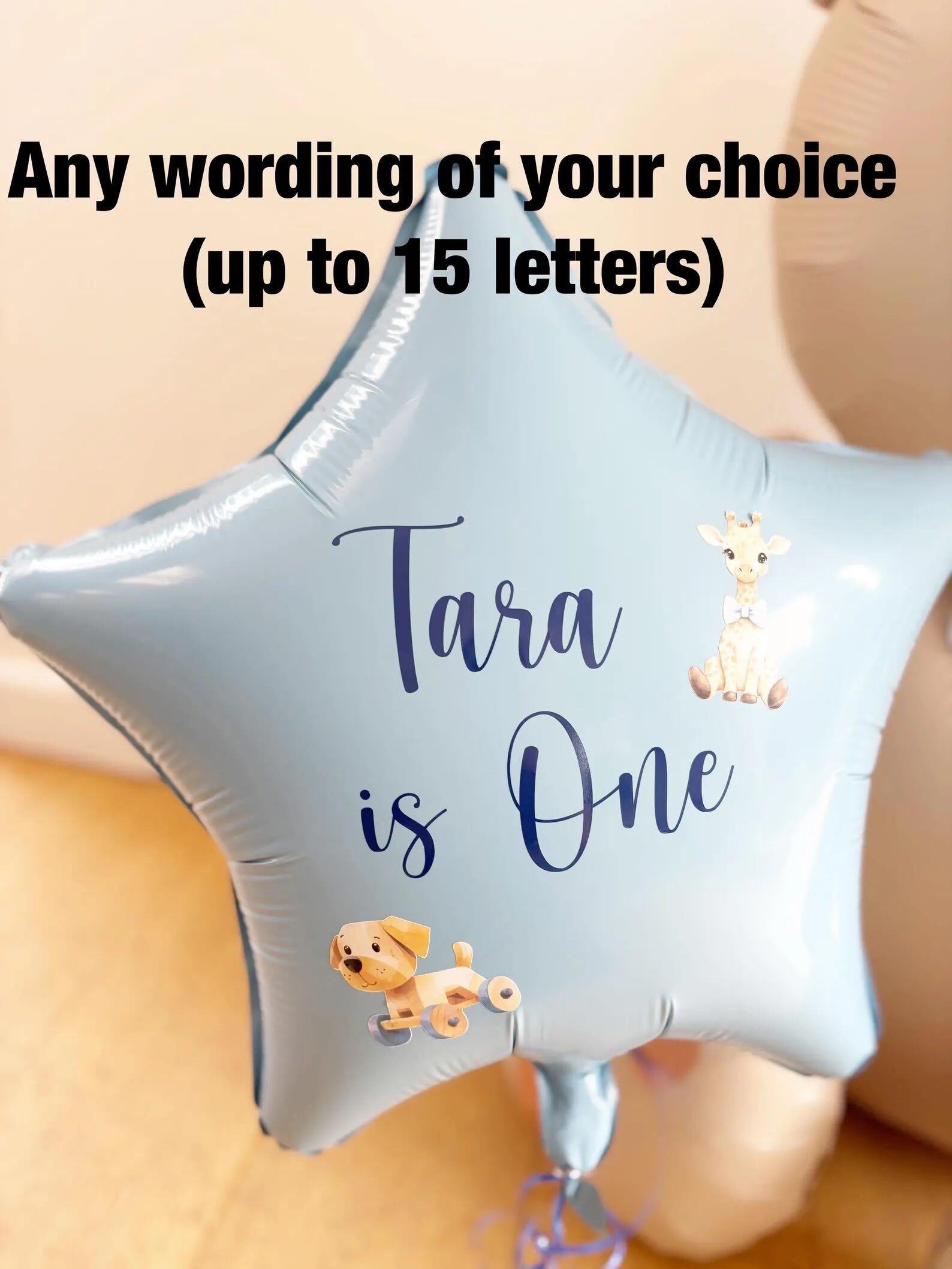 DIY Personalised Teddy Bear Balloon