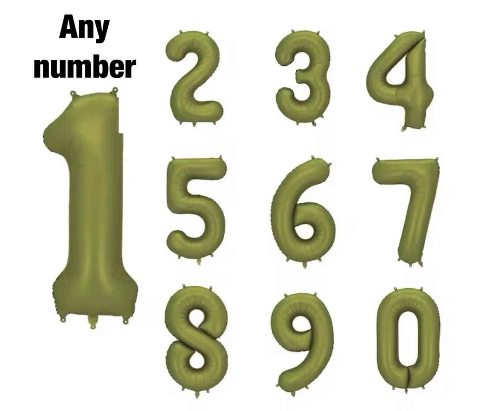 Personalised Cricket Themed Number Balloon Set