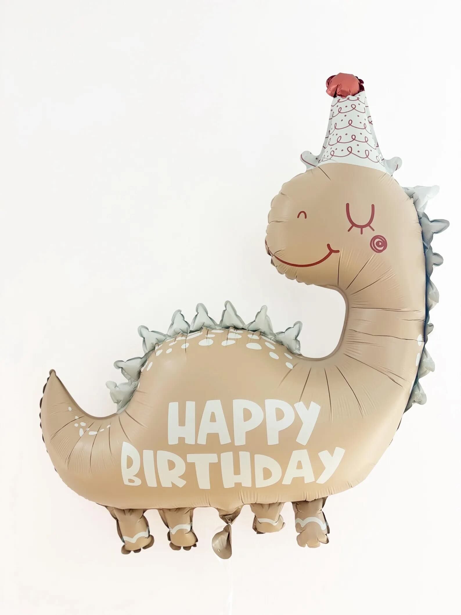 Personalised Dino Birthday Balloon Set