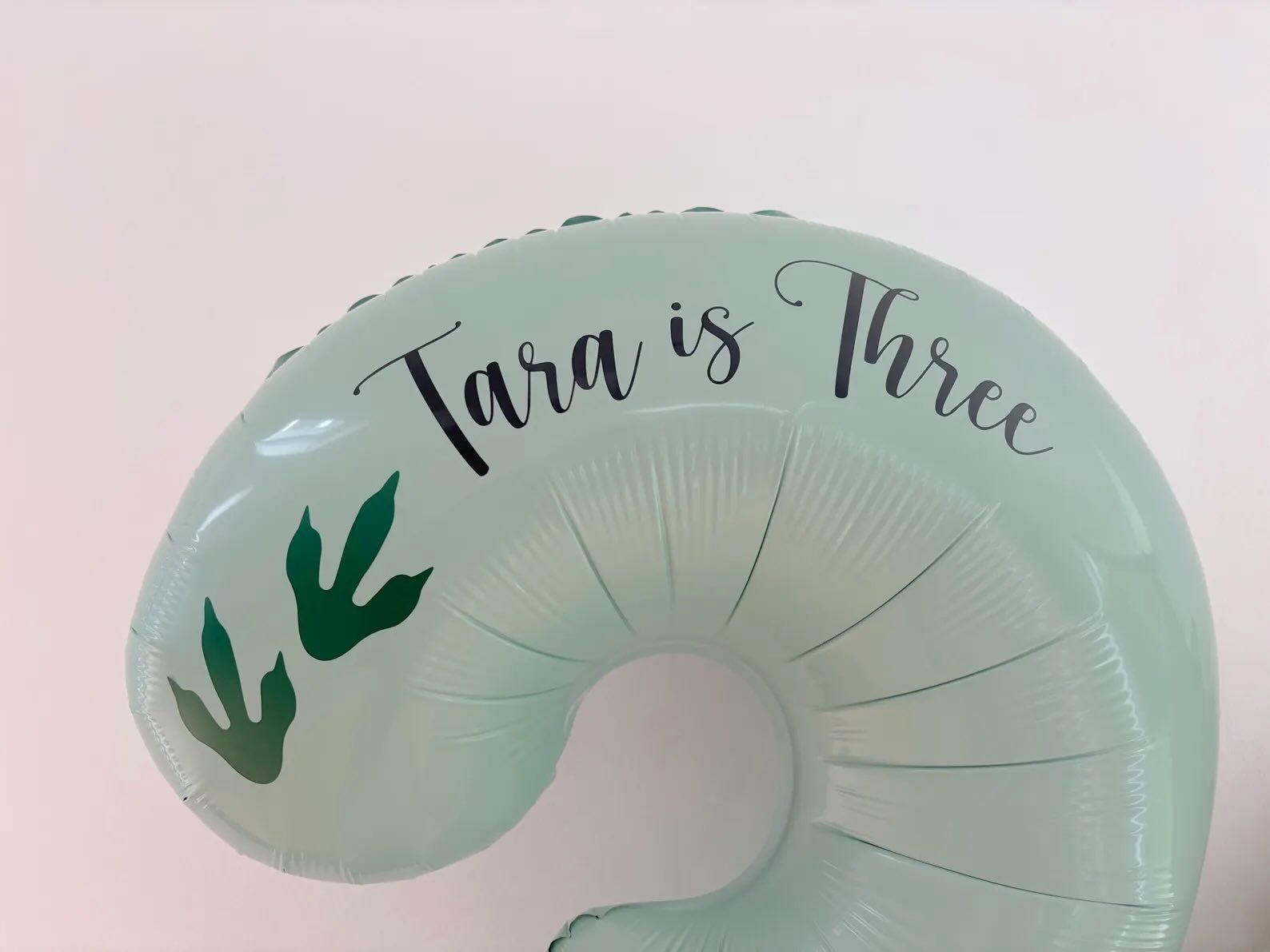 Personalised Dino Birthday Balloon Set