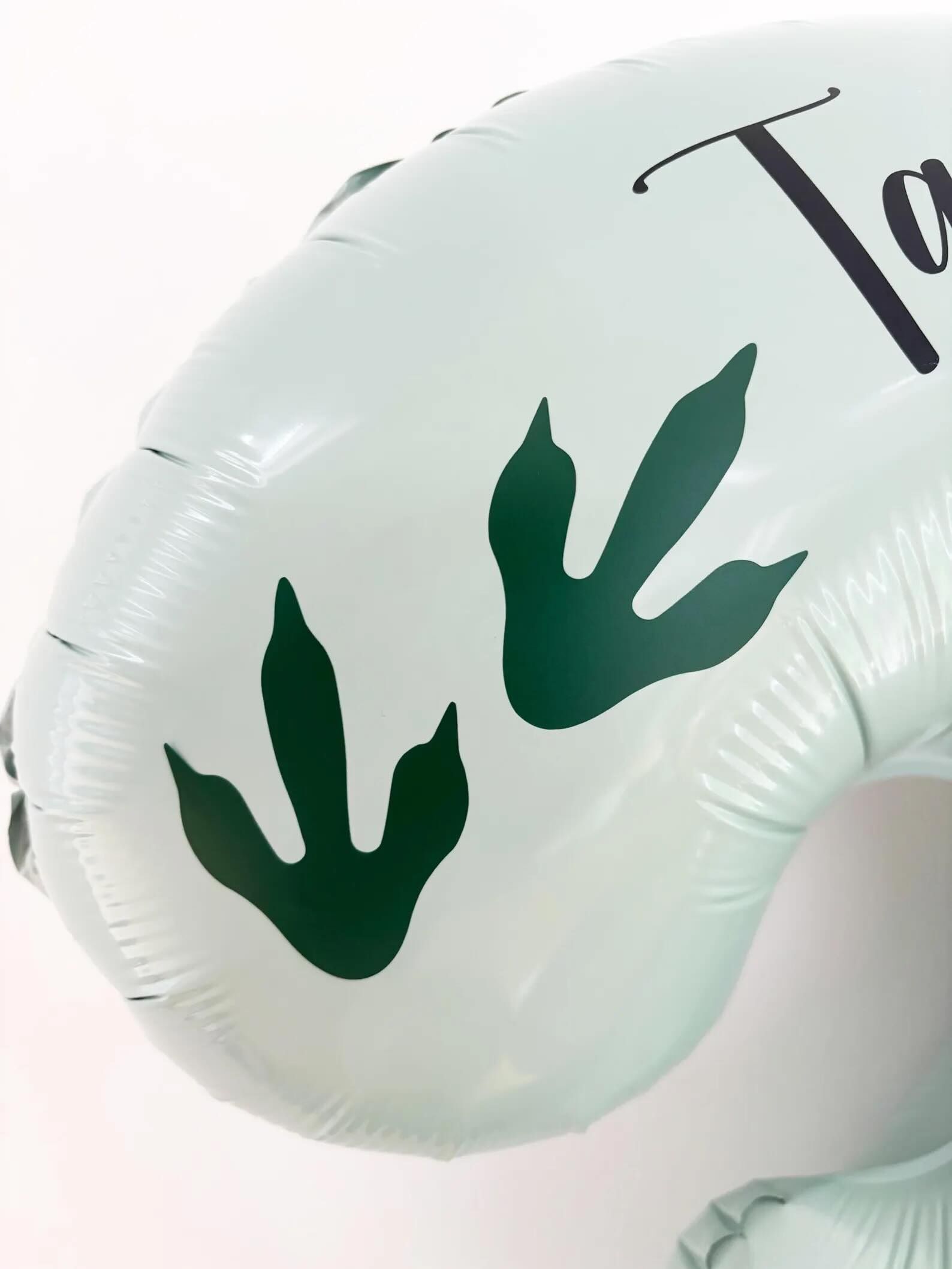 Personalised Dino Birthday Balloon Set
