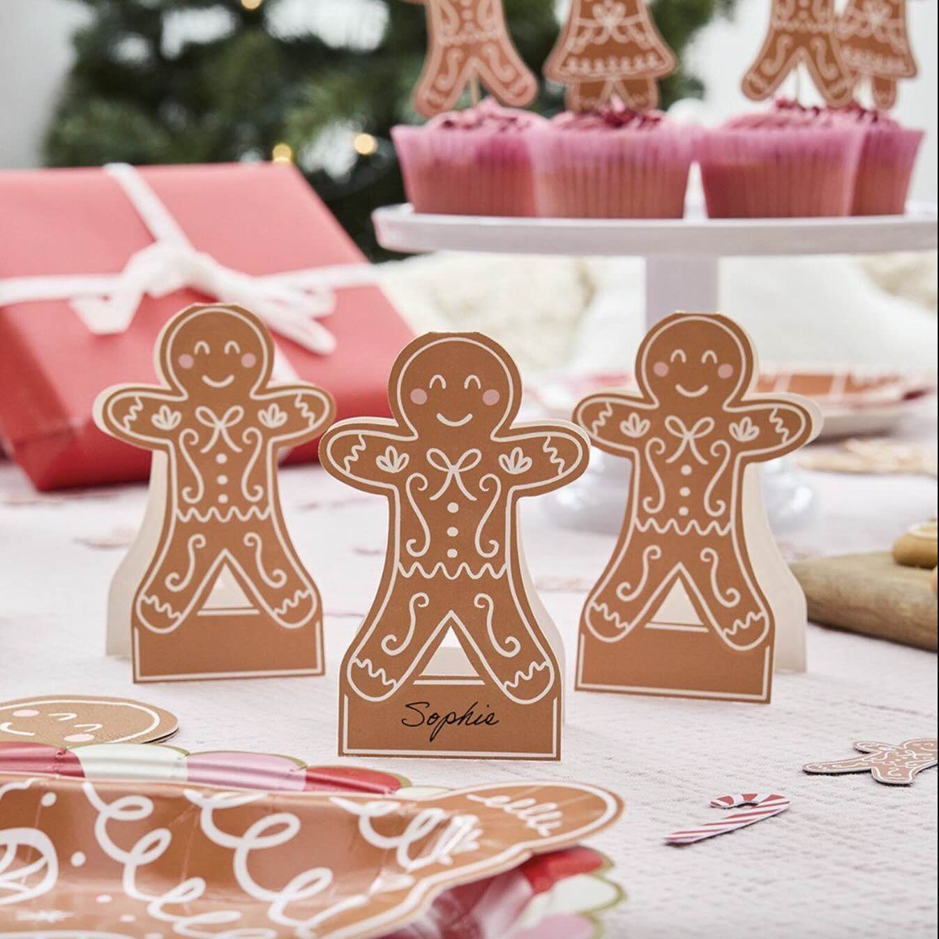 Paper Gingerbread House Garland