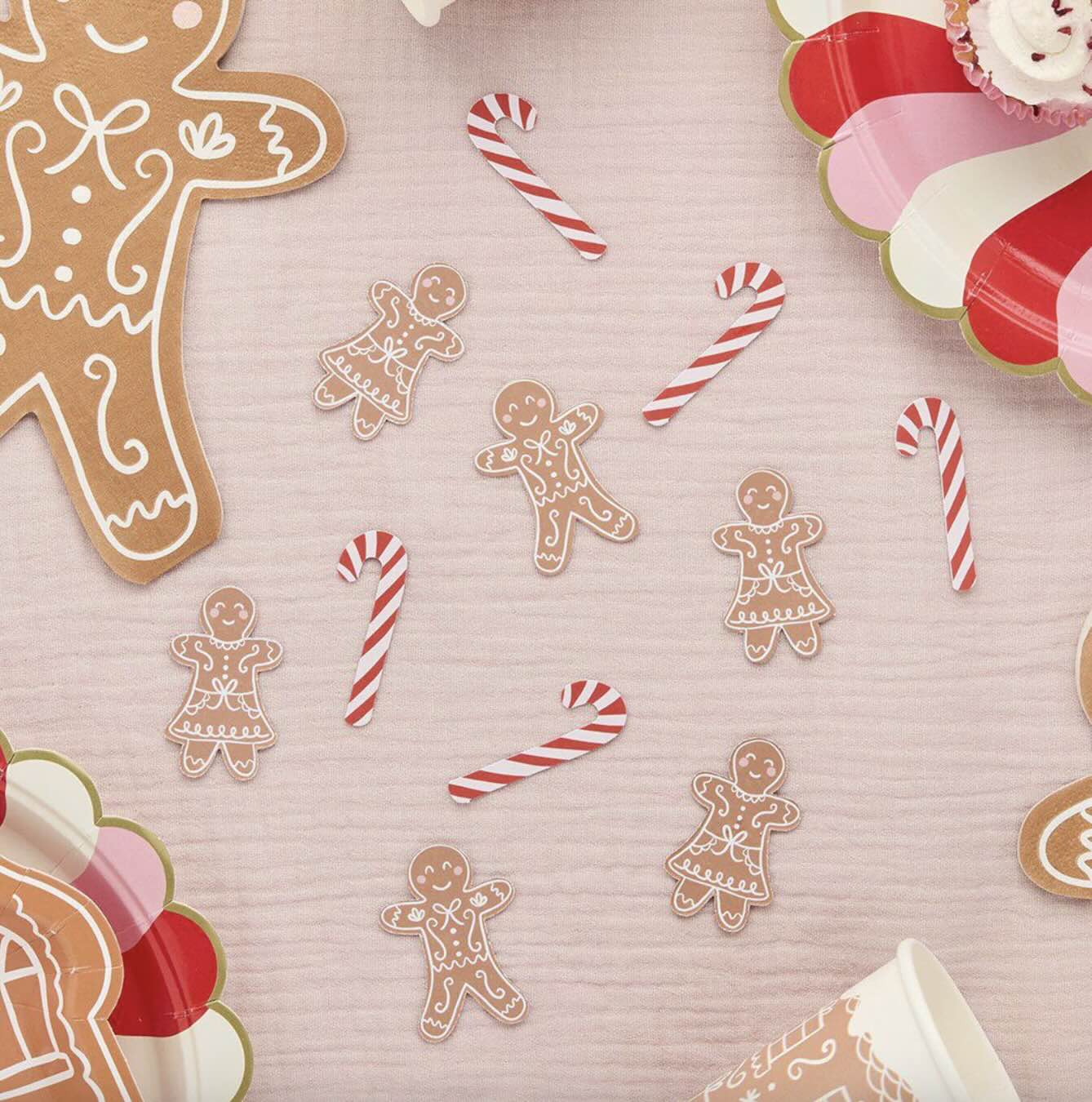 Paper Gingerbread House Garland